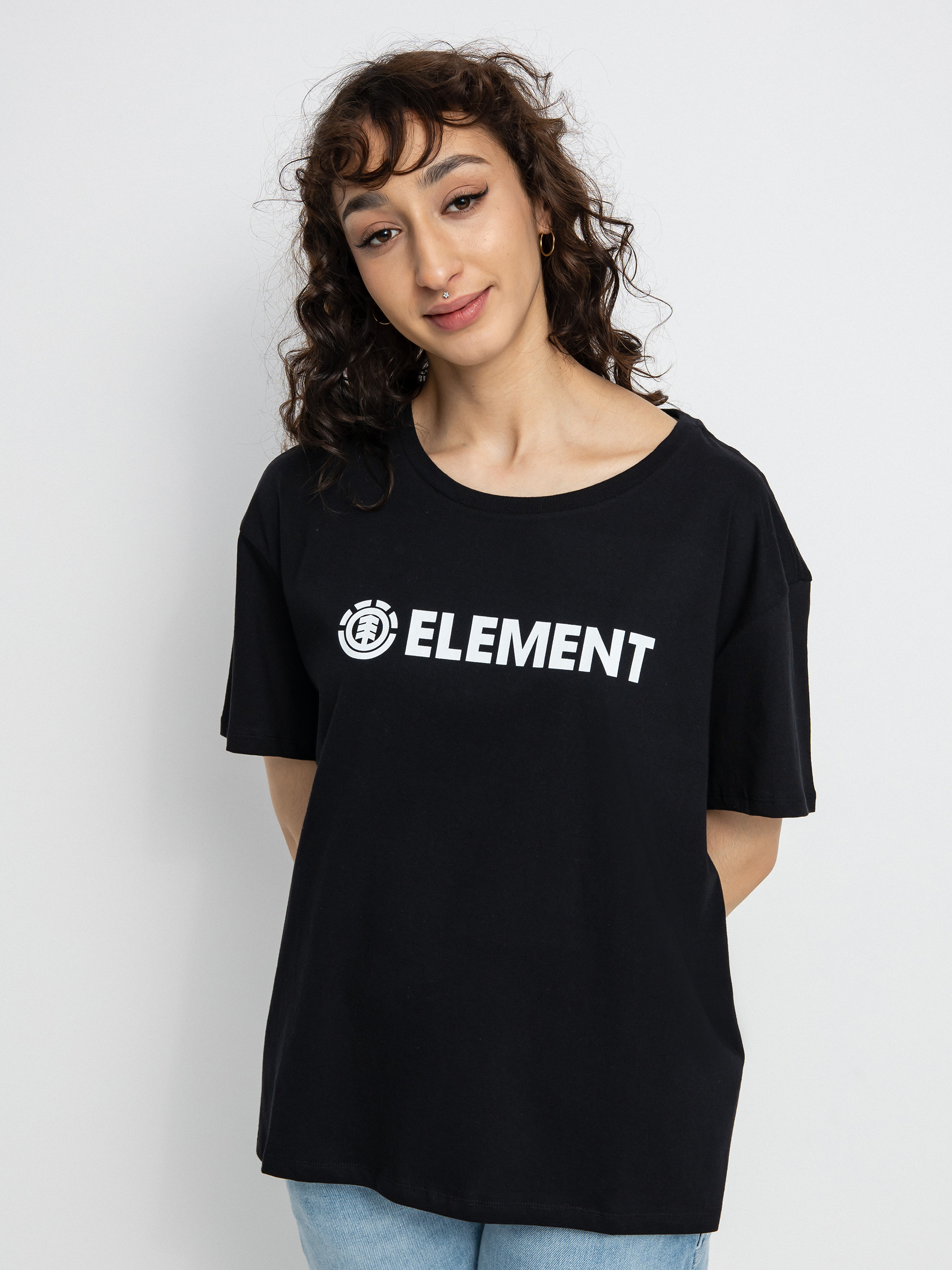 Element Logo Póló Wmn (flint black)