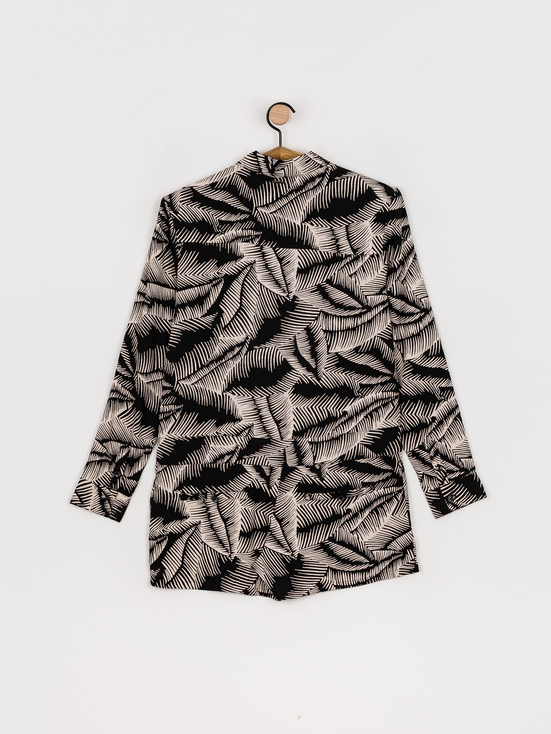 Női Volcom Stay Palm Romper Teniszruha (black white)