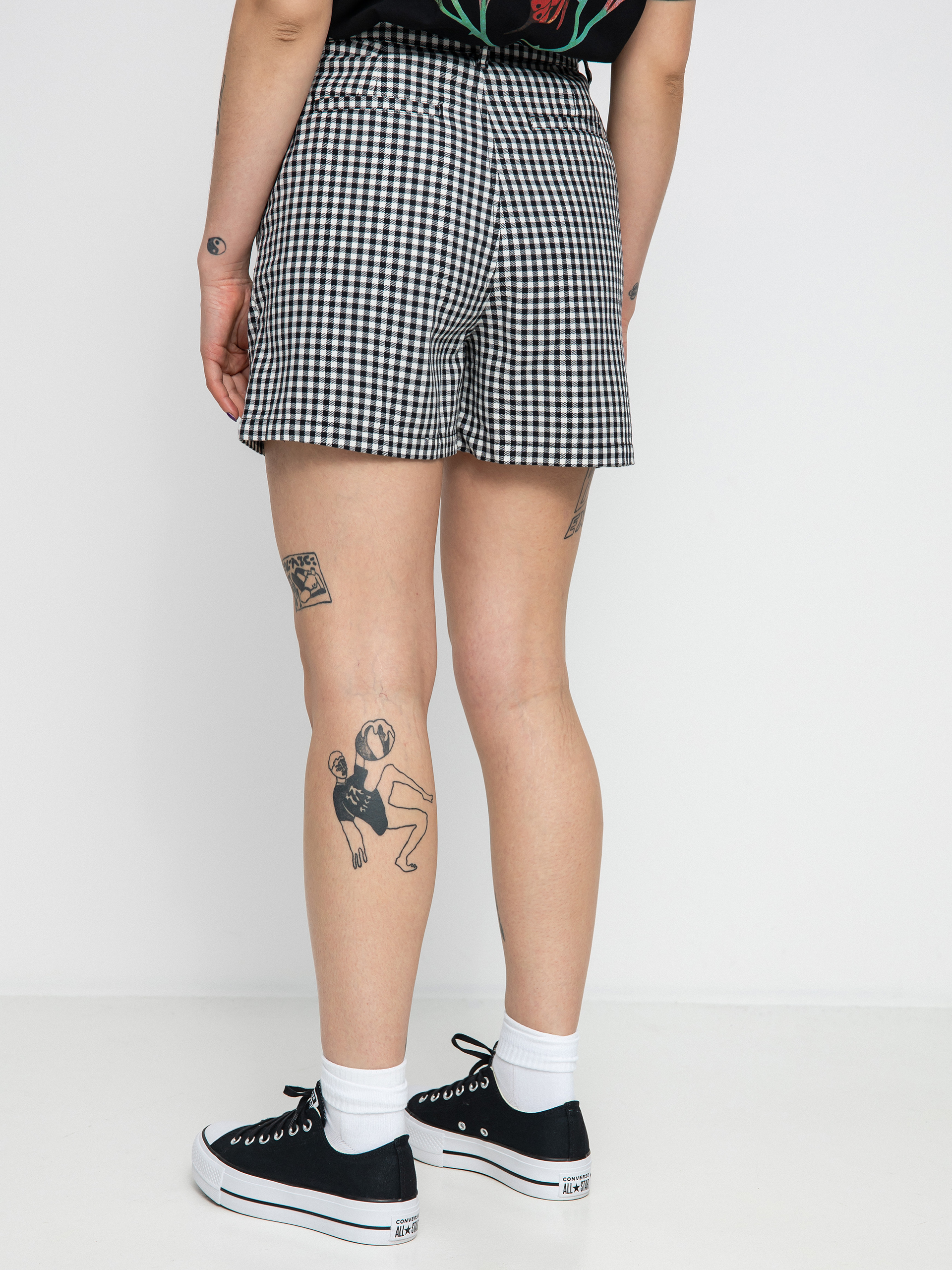 Brixton Victory Trouser Rövidnadrág Wmn (black gingham)
