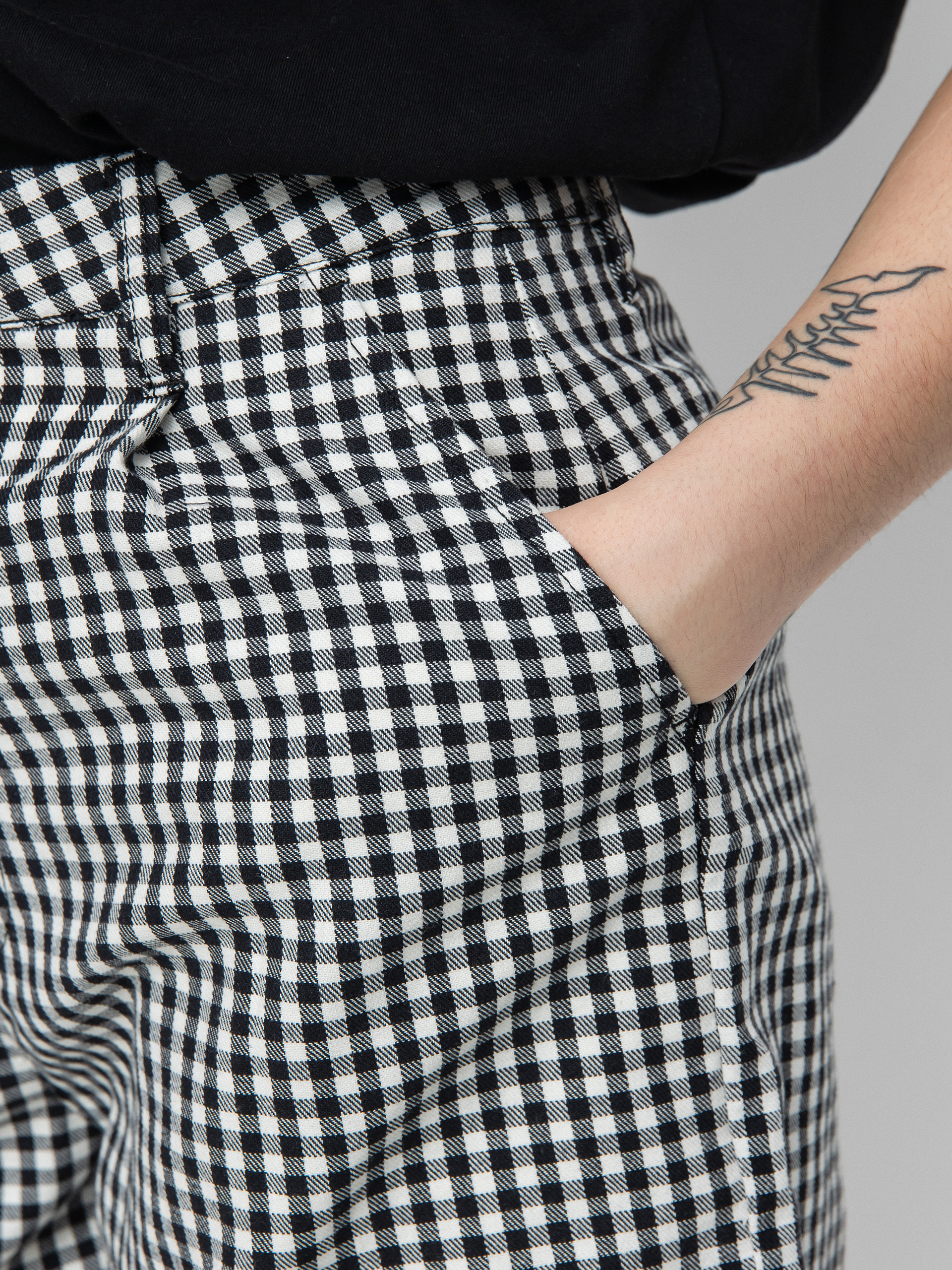 Brixton Victory Trouser Rövidnadrág Wmn (black gingham)