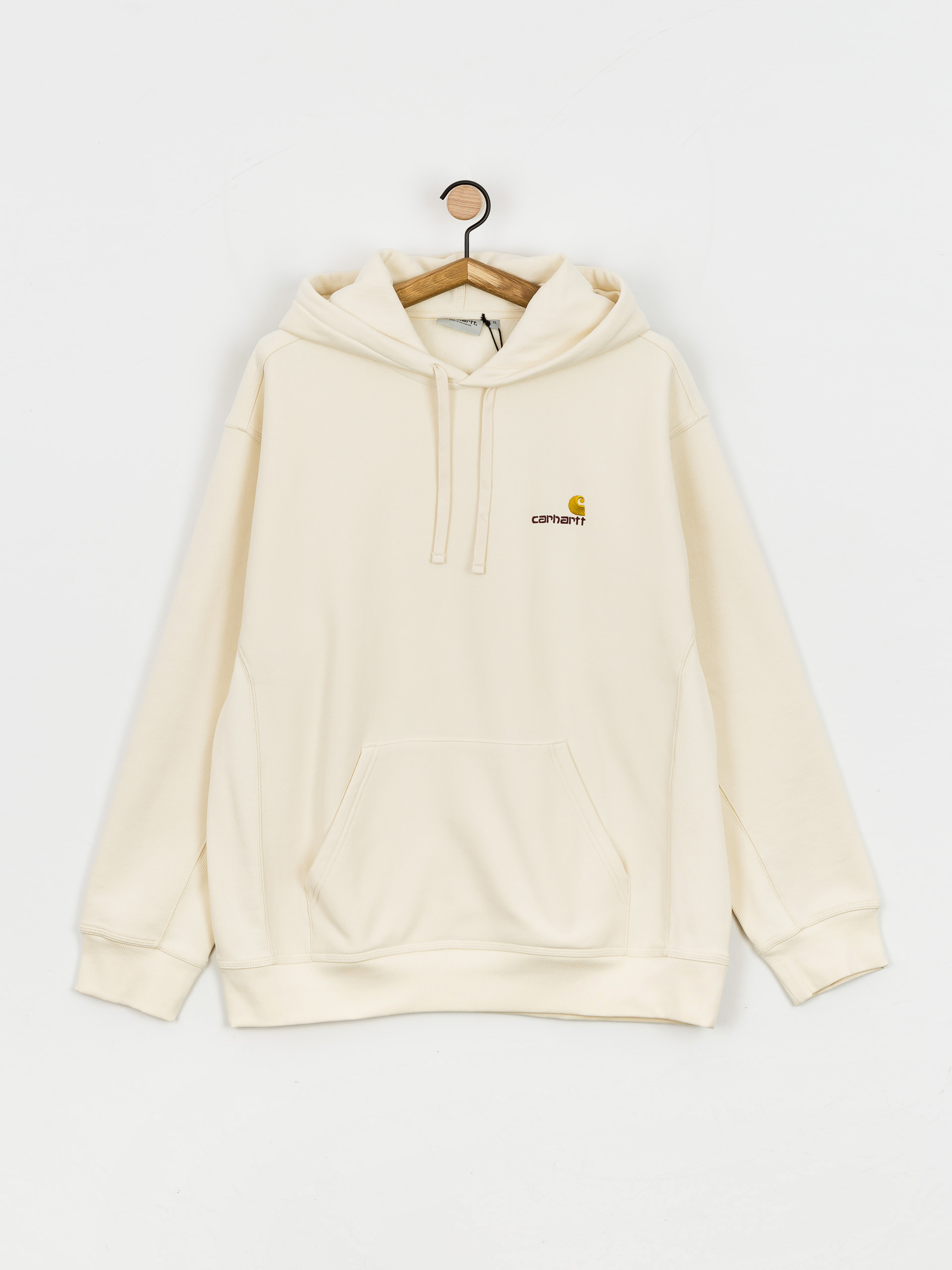 Carhartt WIP American Script HD Kapucnis pulóver (natural)