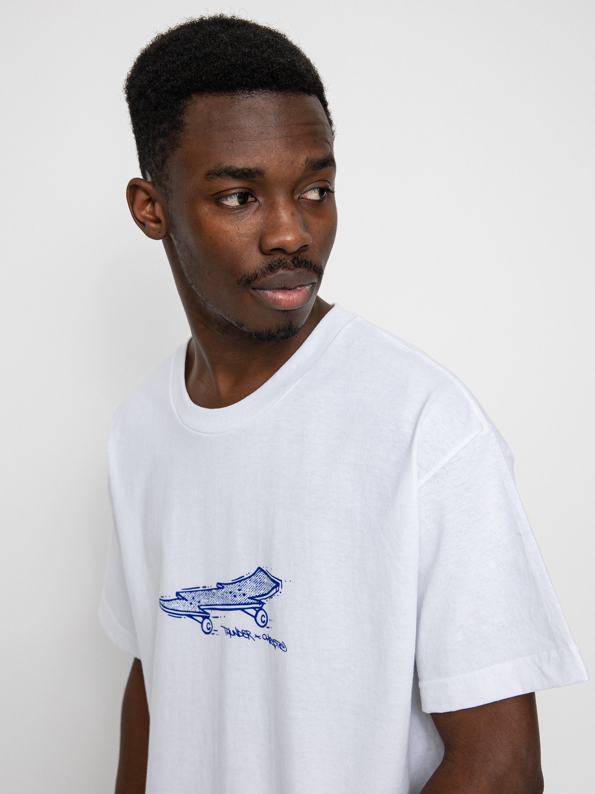 Thunder X Chrystie Lightening Bolt Board póló (white)