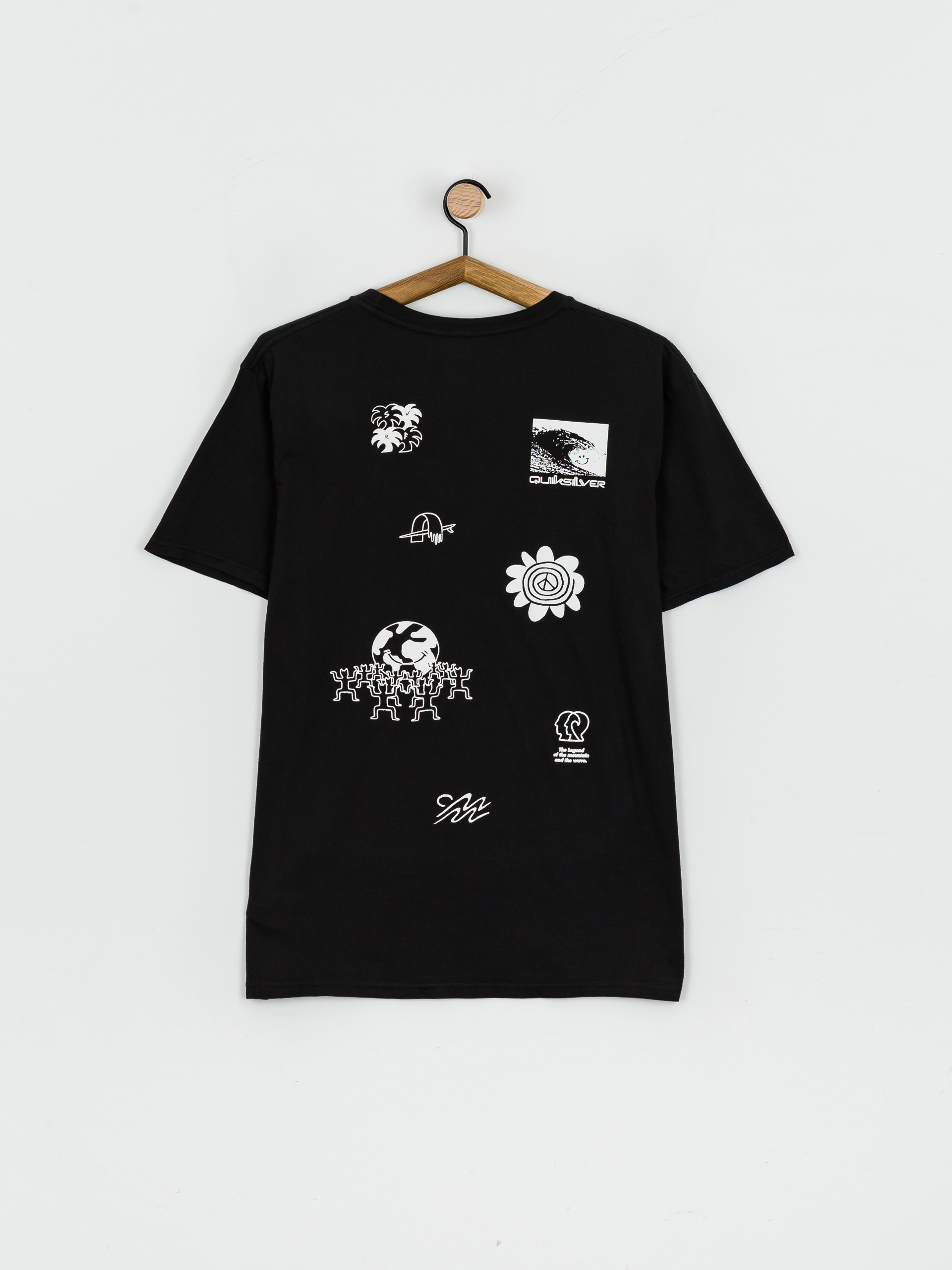 Quiksilver Surf Legends póló (black)