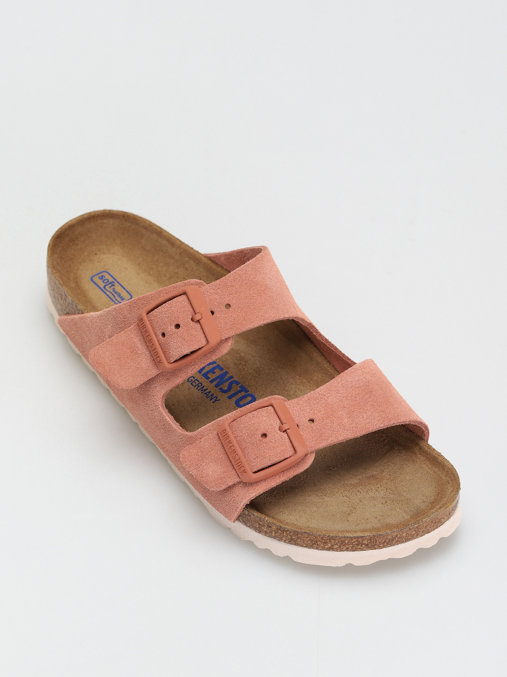 Birkenstock Arizona Sfb Narrow Flip-flop papucsok Wmn (earth red suede leather)