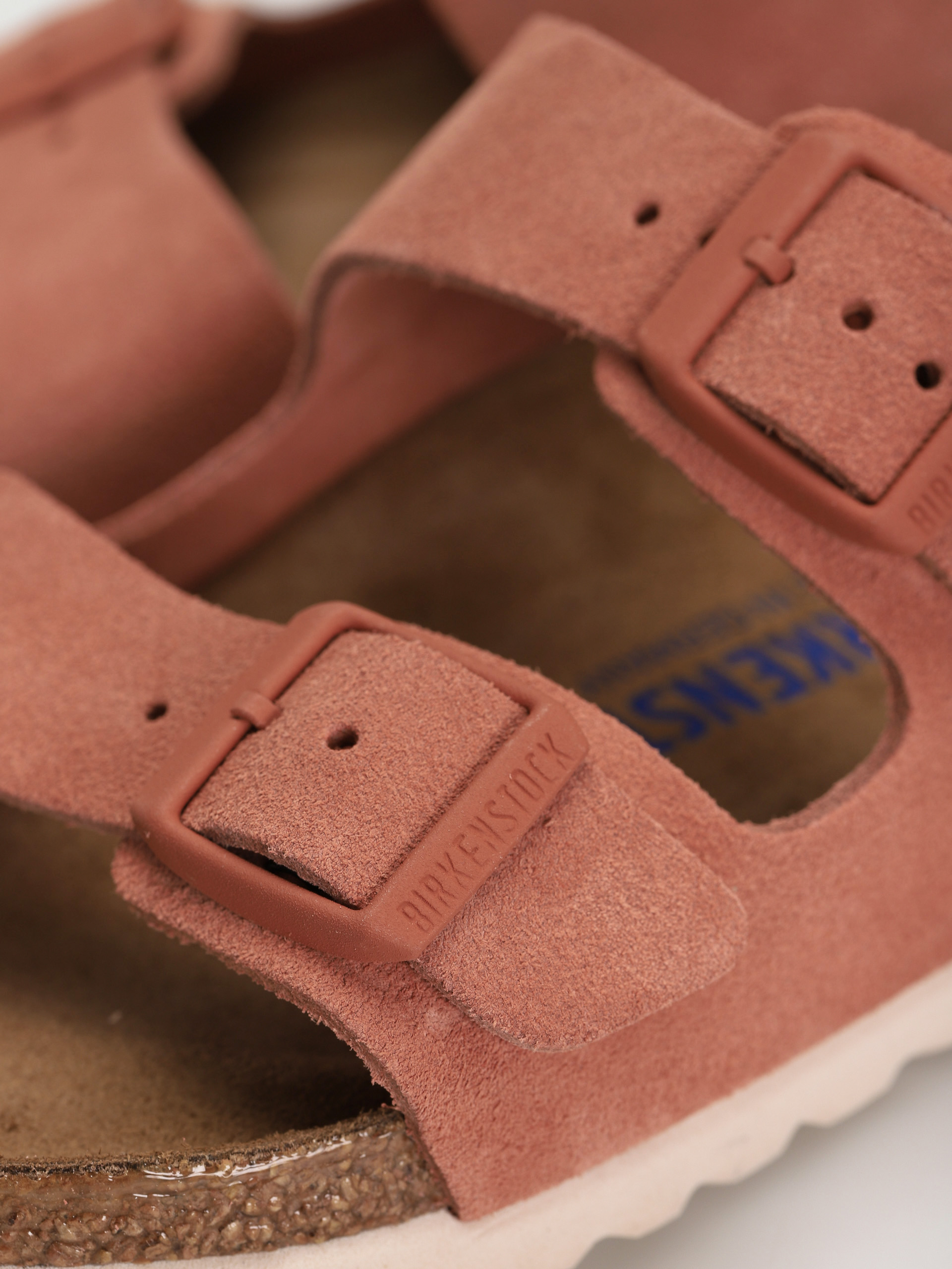 Birkenstock Arizona Sfb Narrow Flip-flop papucsok Wmn (earth red suede leather)