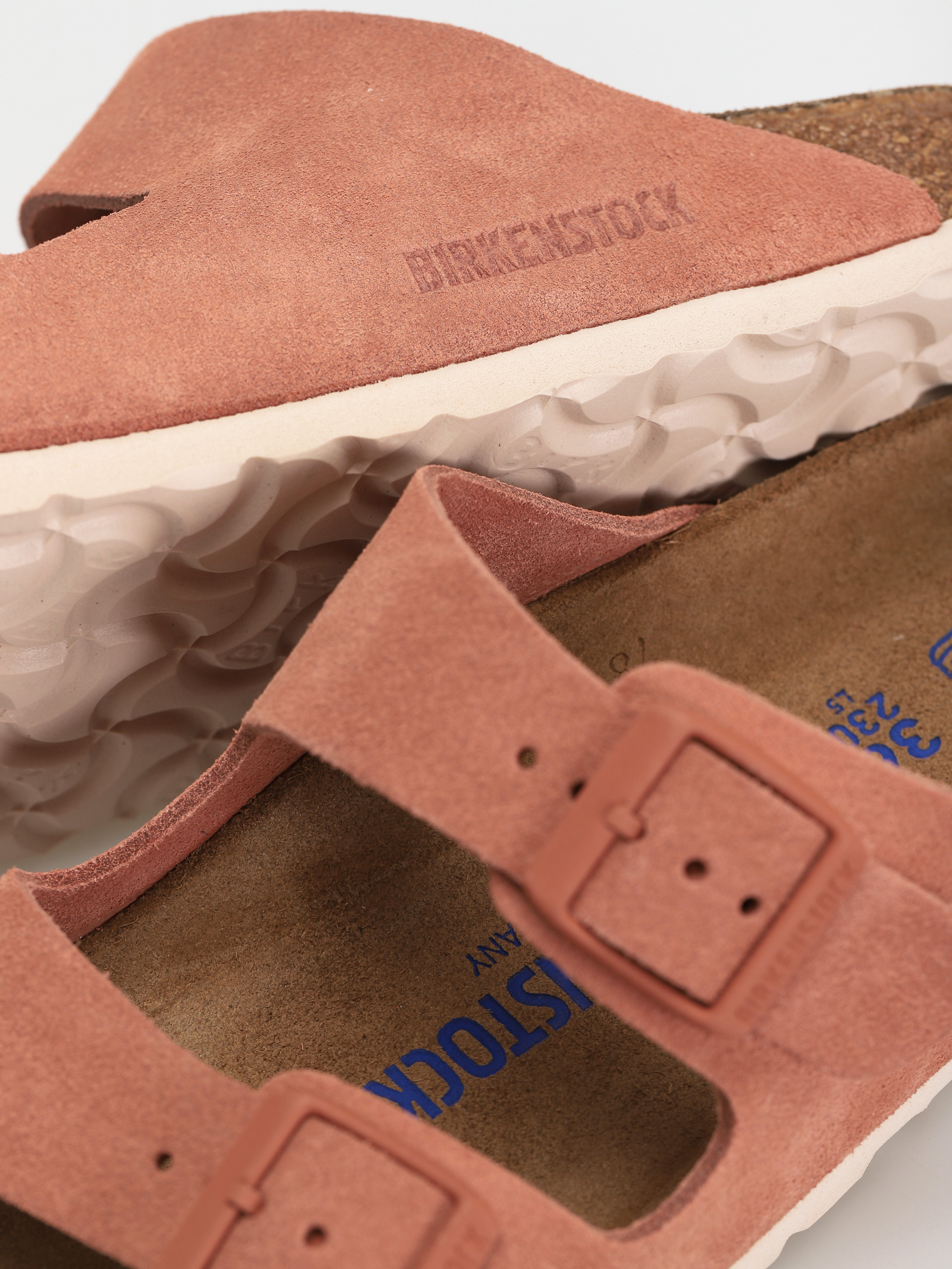 Birkenstock Arizona Sfb Narrow Flip-flop papucsok Wmn (earth red suede leather)