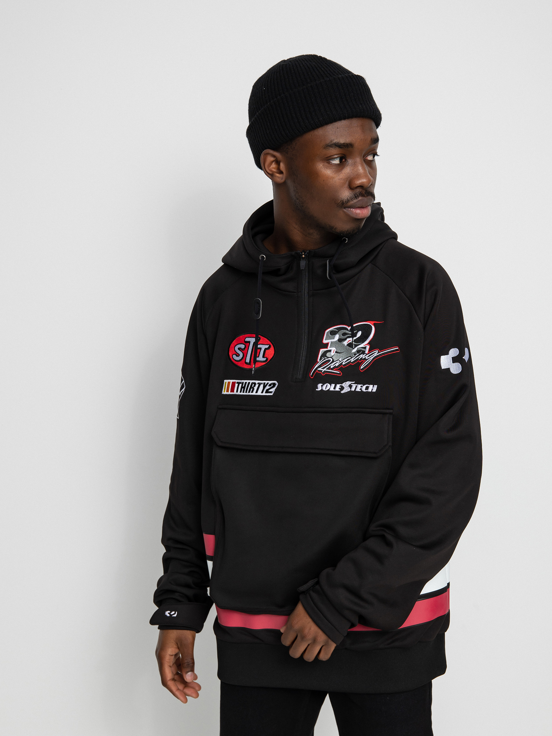 ThirtyTwo Zeb Signature Tech HD Kapucnis pulóver (black/red)