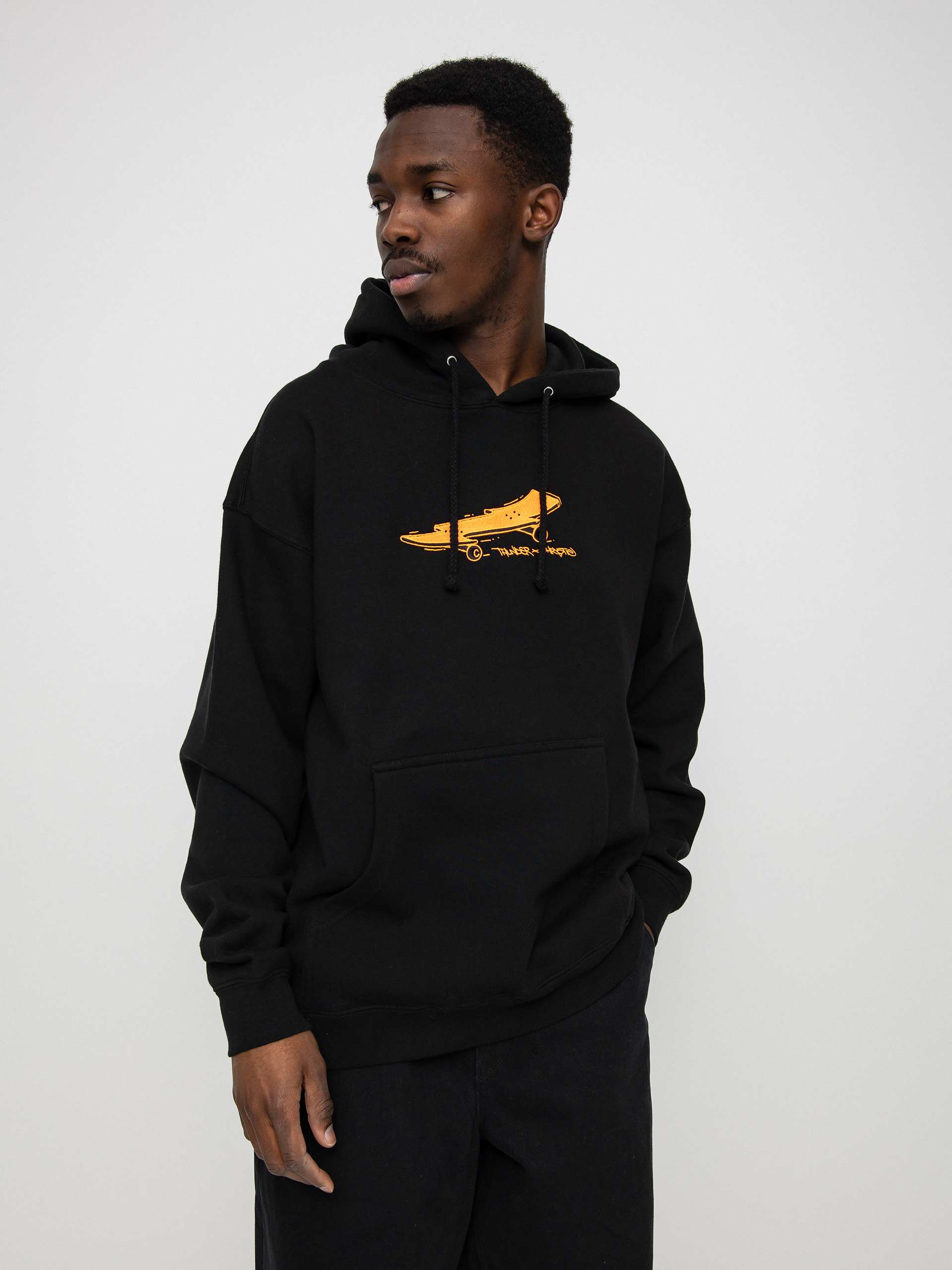 Thunder X Chrystie Lightening Bolt Board Kapucnis pulóver (black)