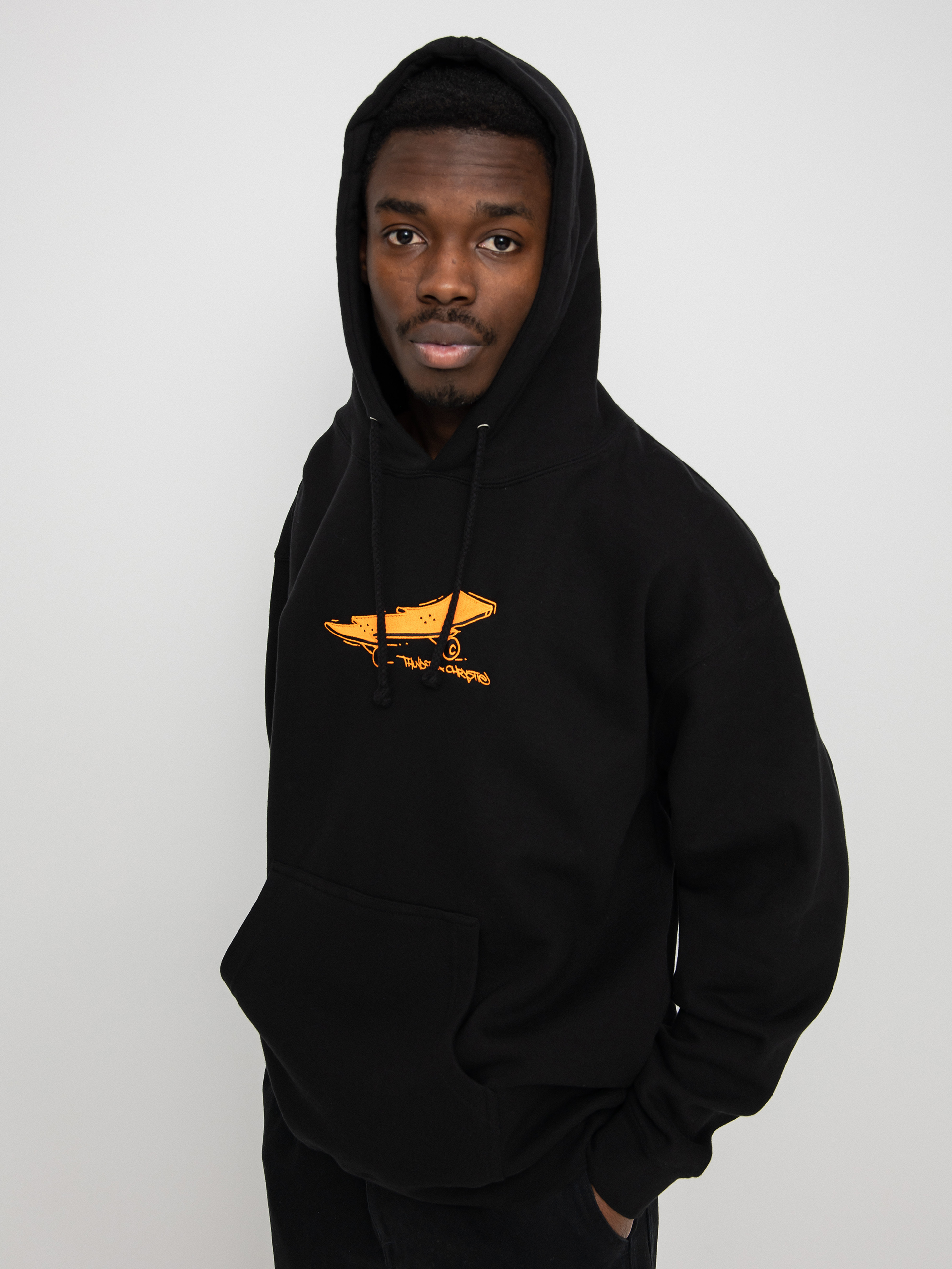 Thunder X Chrystie Lightening Bolt Board Kapucnis pulóver (black)