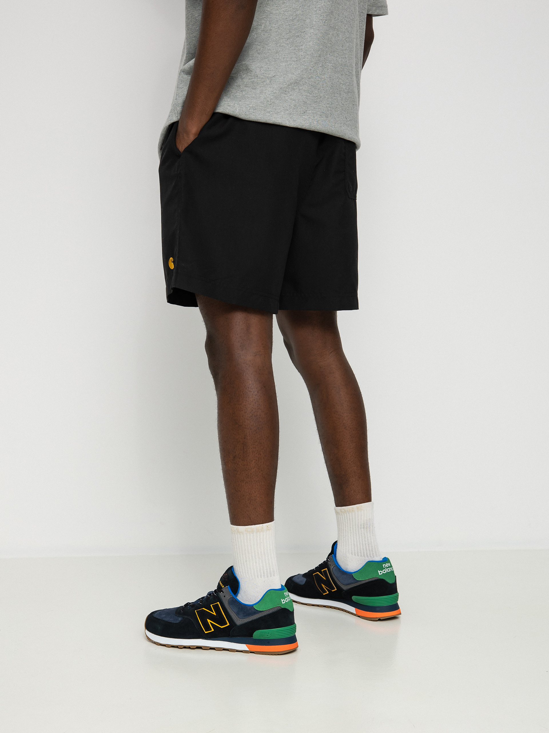 Carhartt WIP Chase Swim Rövidnadrág (black/gold)