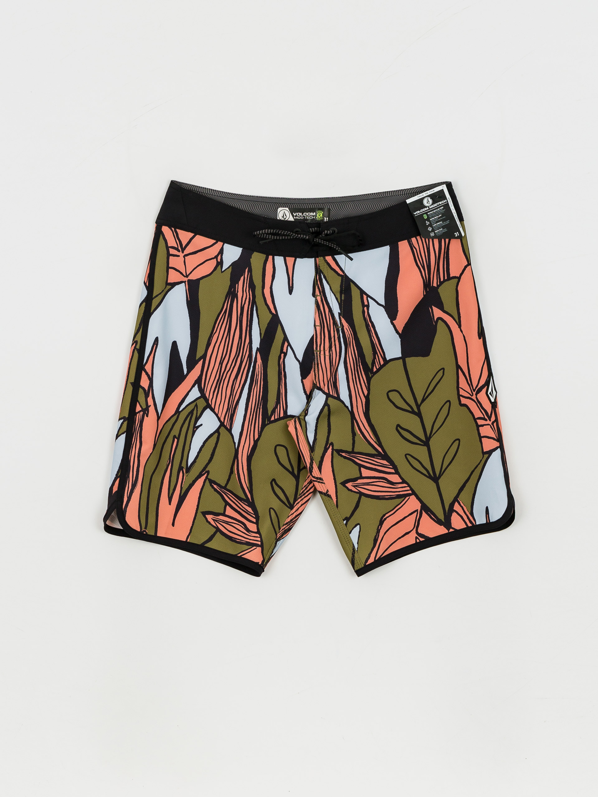 Volcom Mod Lido Scallop 20 Boardshort (old mill)