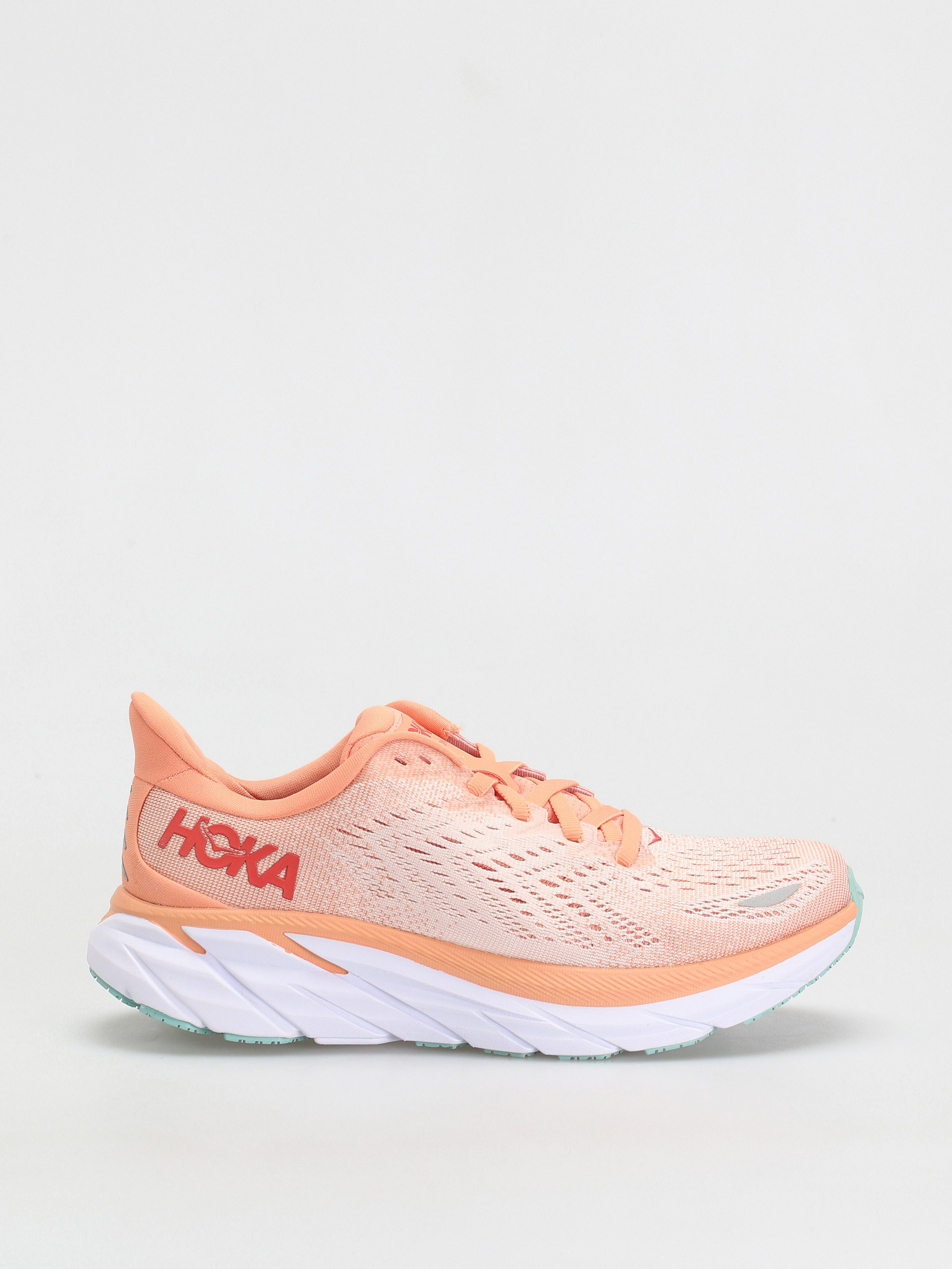 Hoka One One Clifton 8 Cipők Wmn (cantaloupe/silver peony)