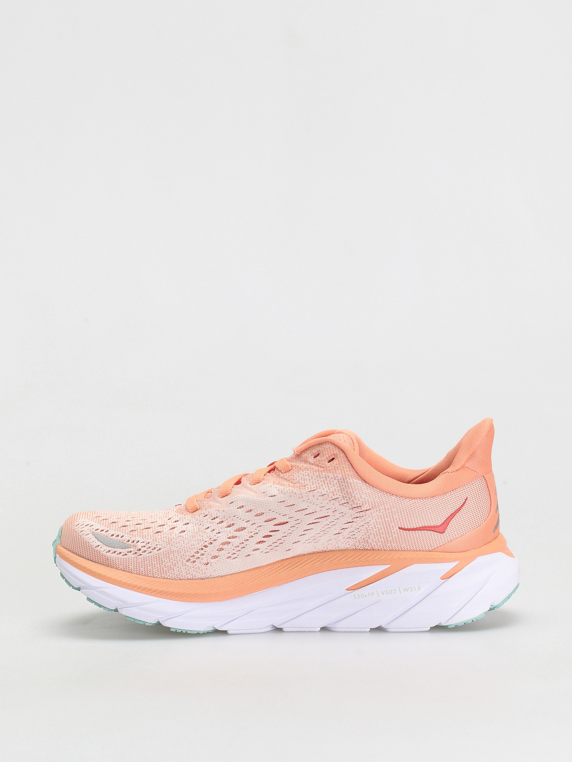 Hoka One One Clifton 8 Cipők Wmn (cantaloupe/silver peony)