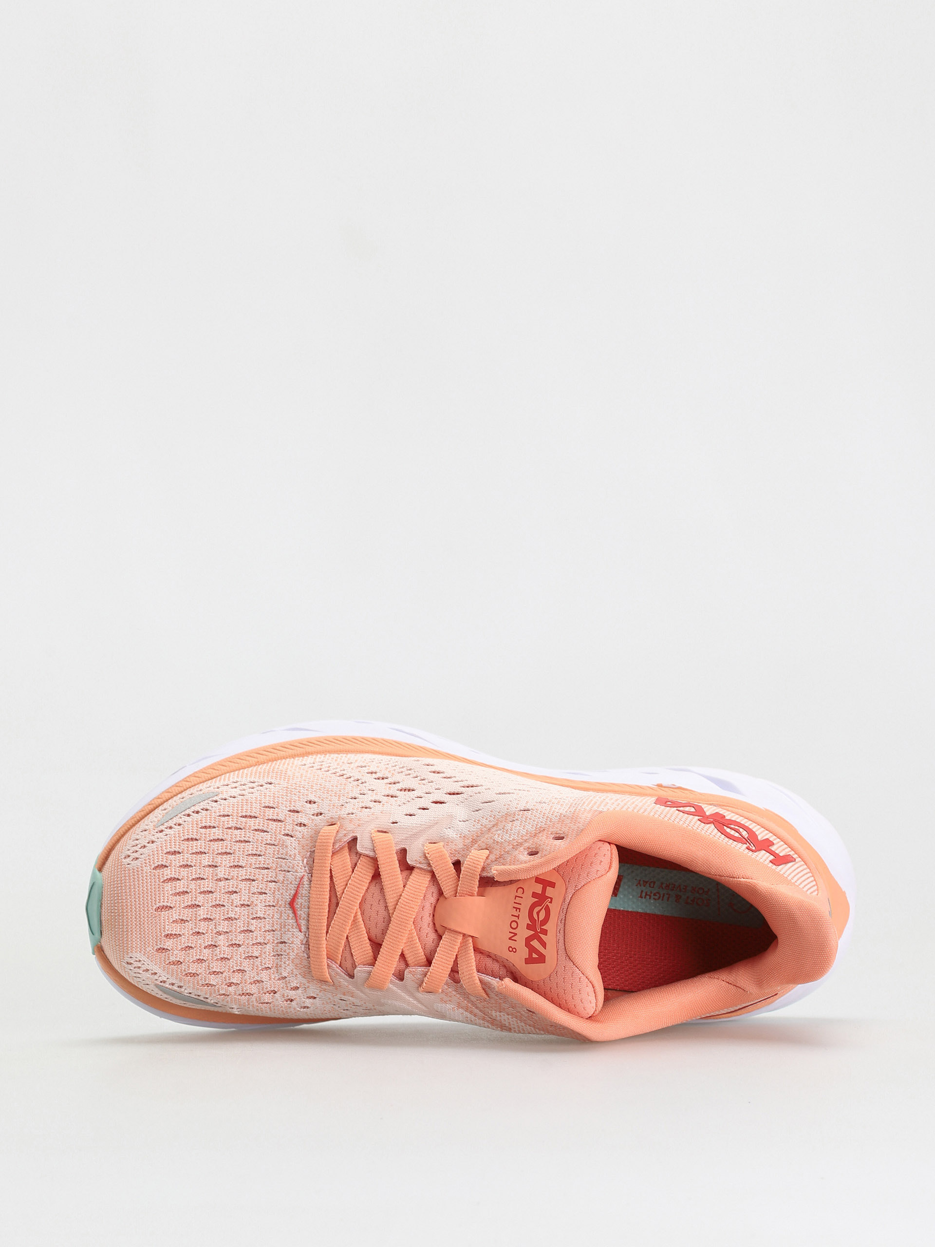 Hoka One One Clifton 8 Cipők Wmn (cantaloupe/silver peony)