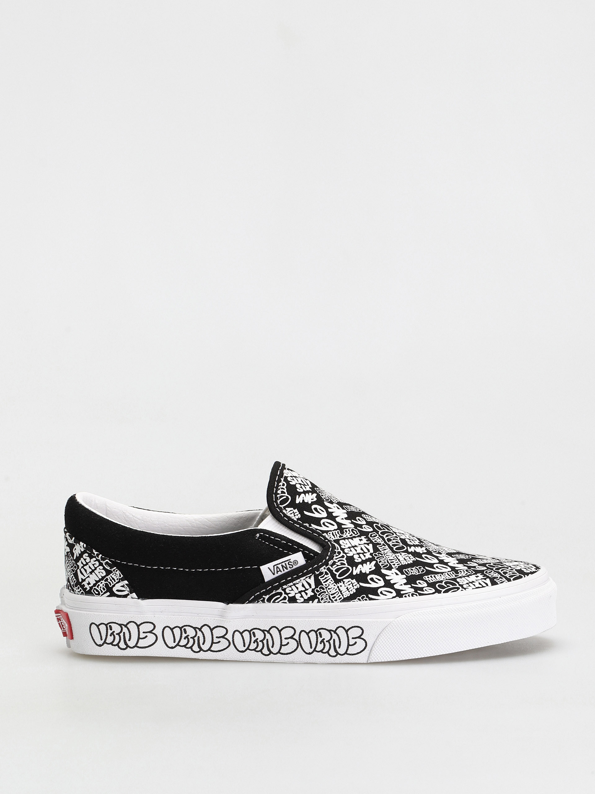 Vans Classic Slip On Cipők (graffiti/black/white)
