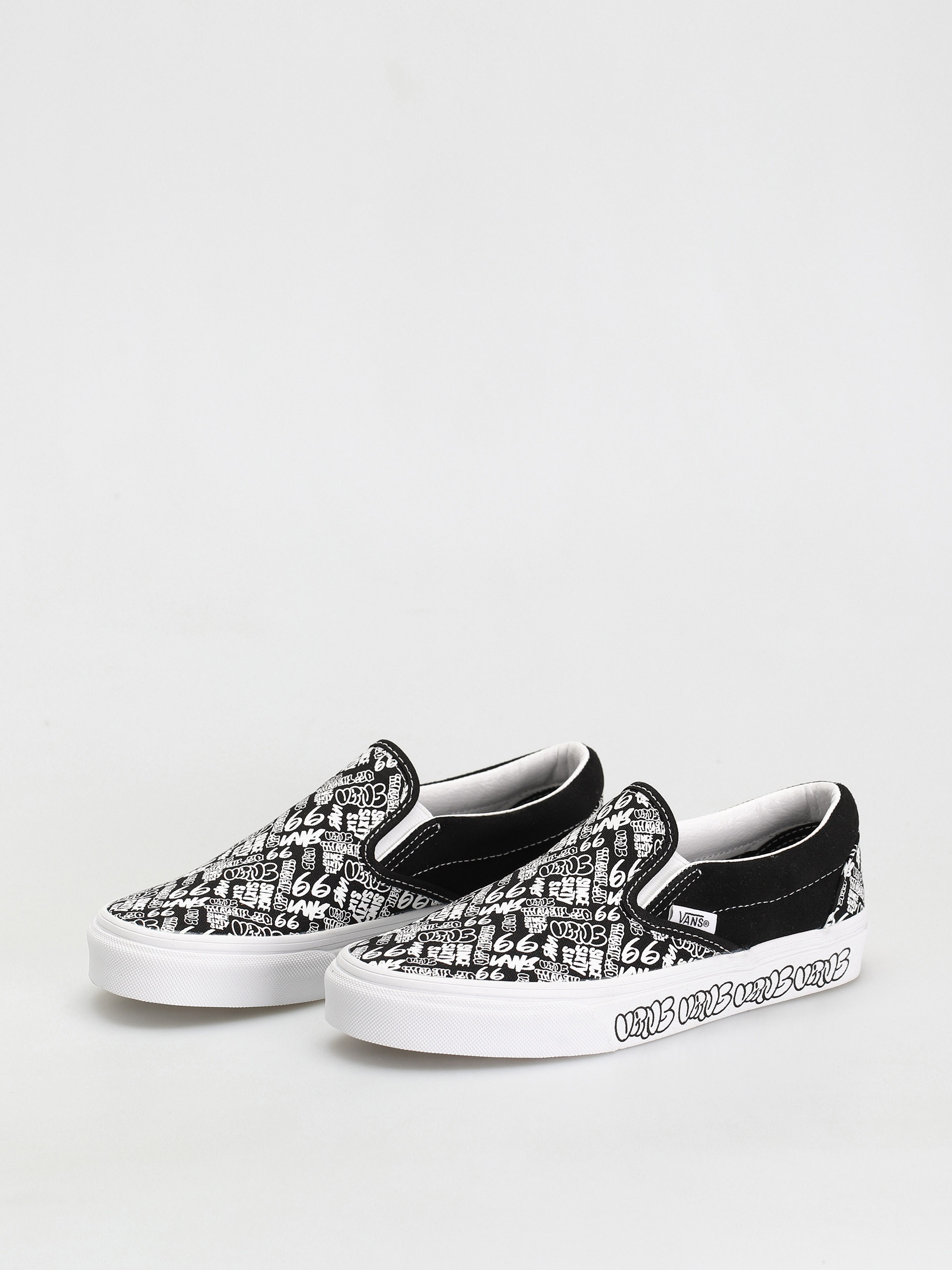 Vans Classic Slip On Cipők (graffiti/black/white)