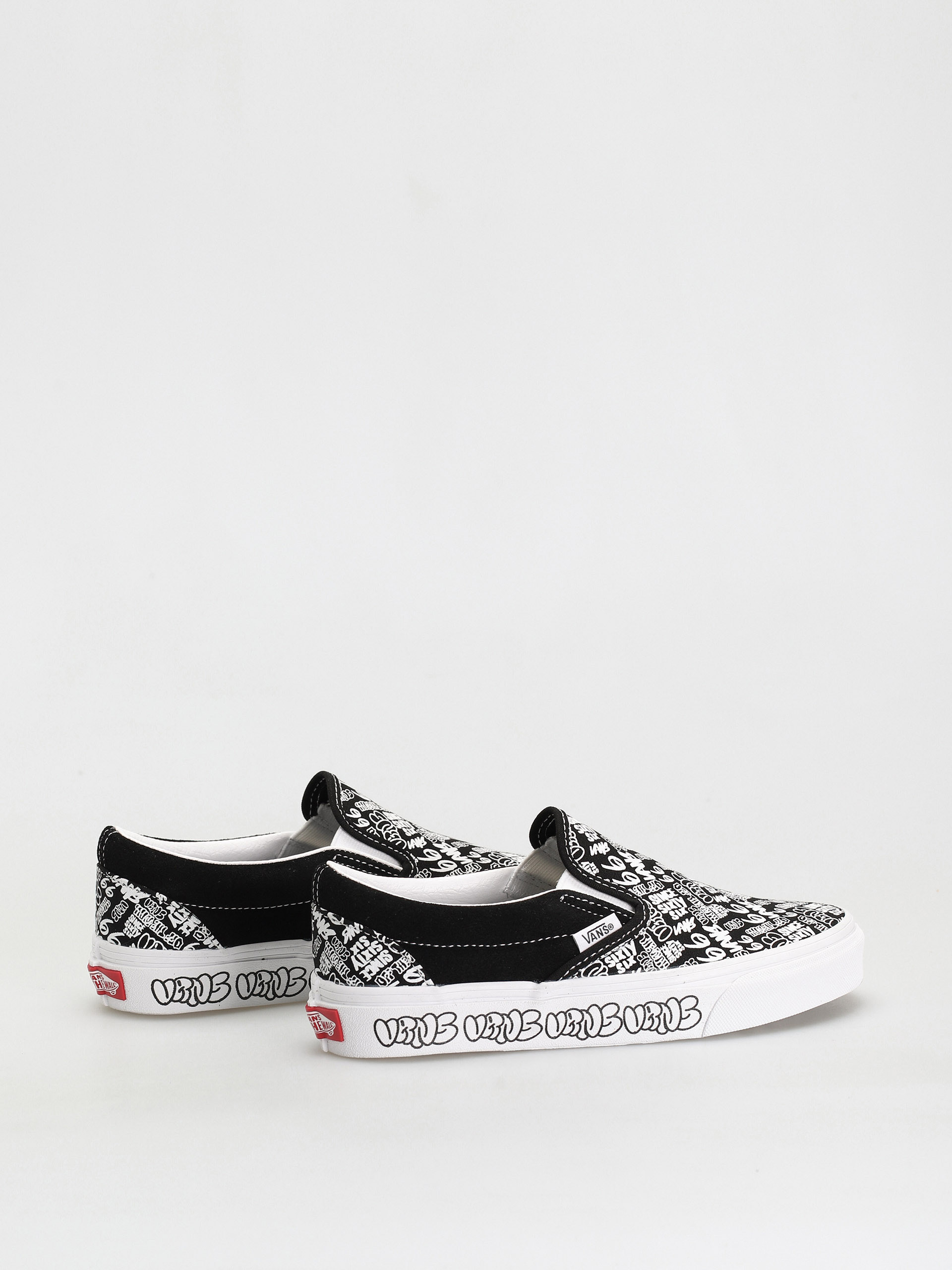 Vans Classic Slip On Cipők (graffiti/black/white)