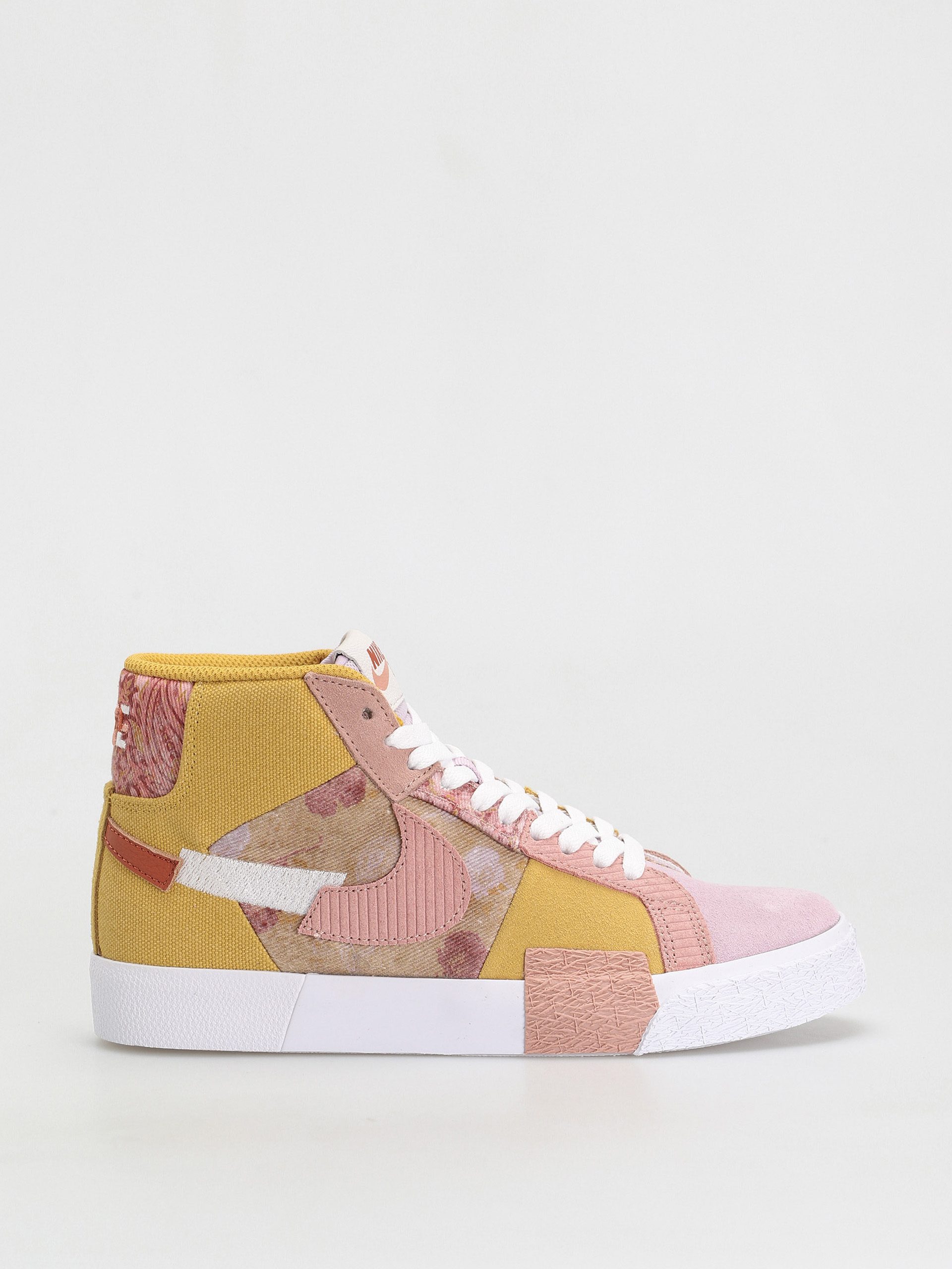 Nike SB Zoom Blazer Mid Premium Cipők (sanded gold/white burnt sunrise)