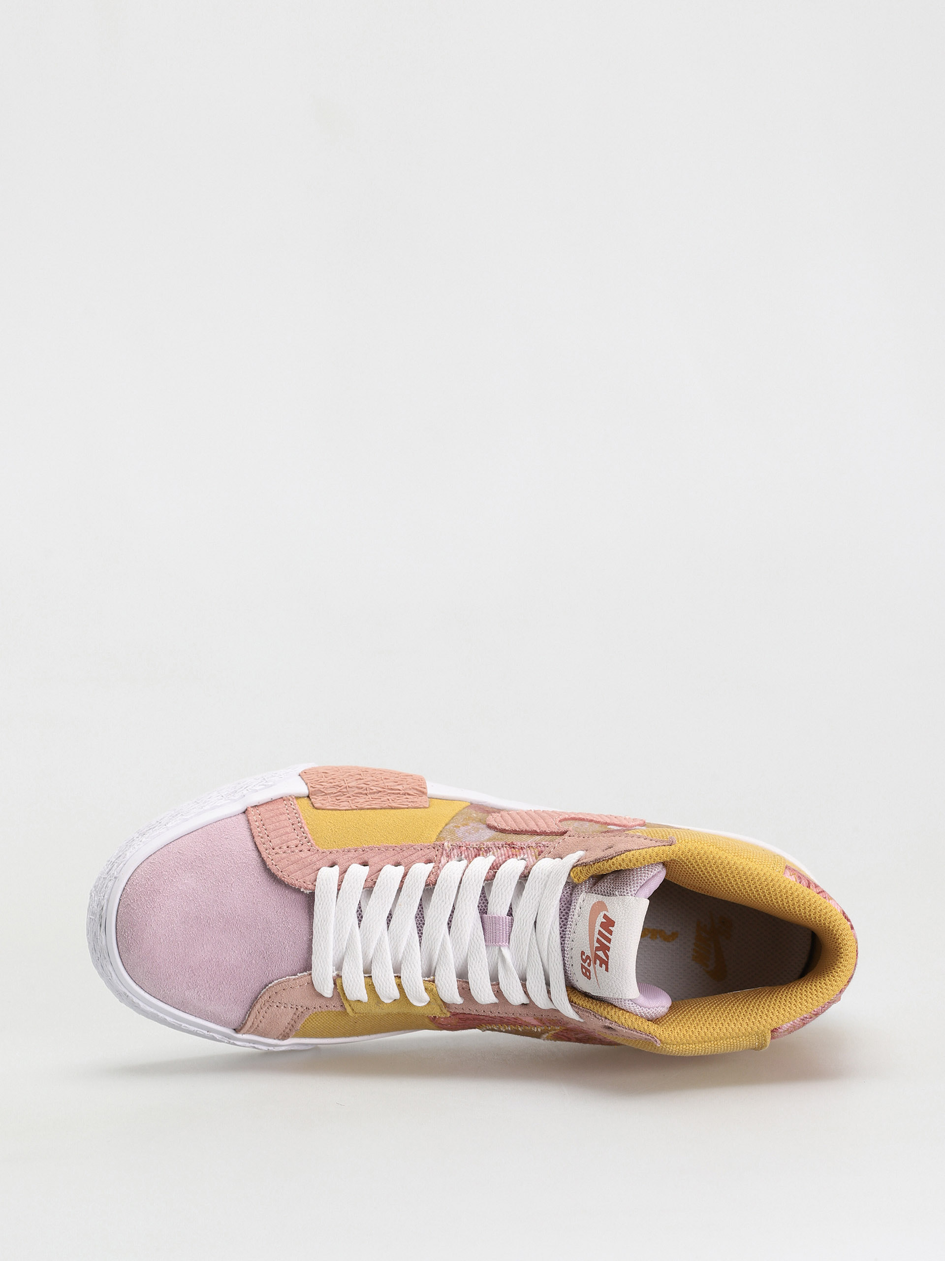 Nike SB Zoom Blazer Mid Premium Cipők (sanded gold/white burnt sunrise)