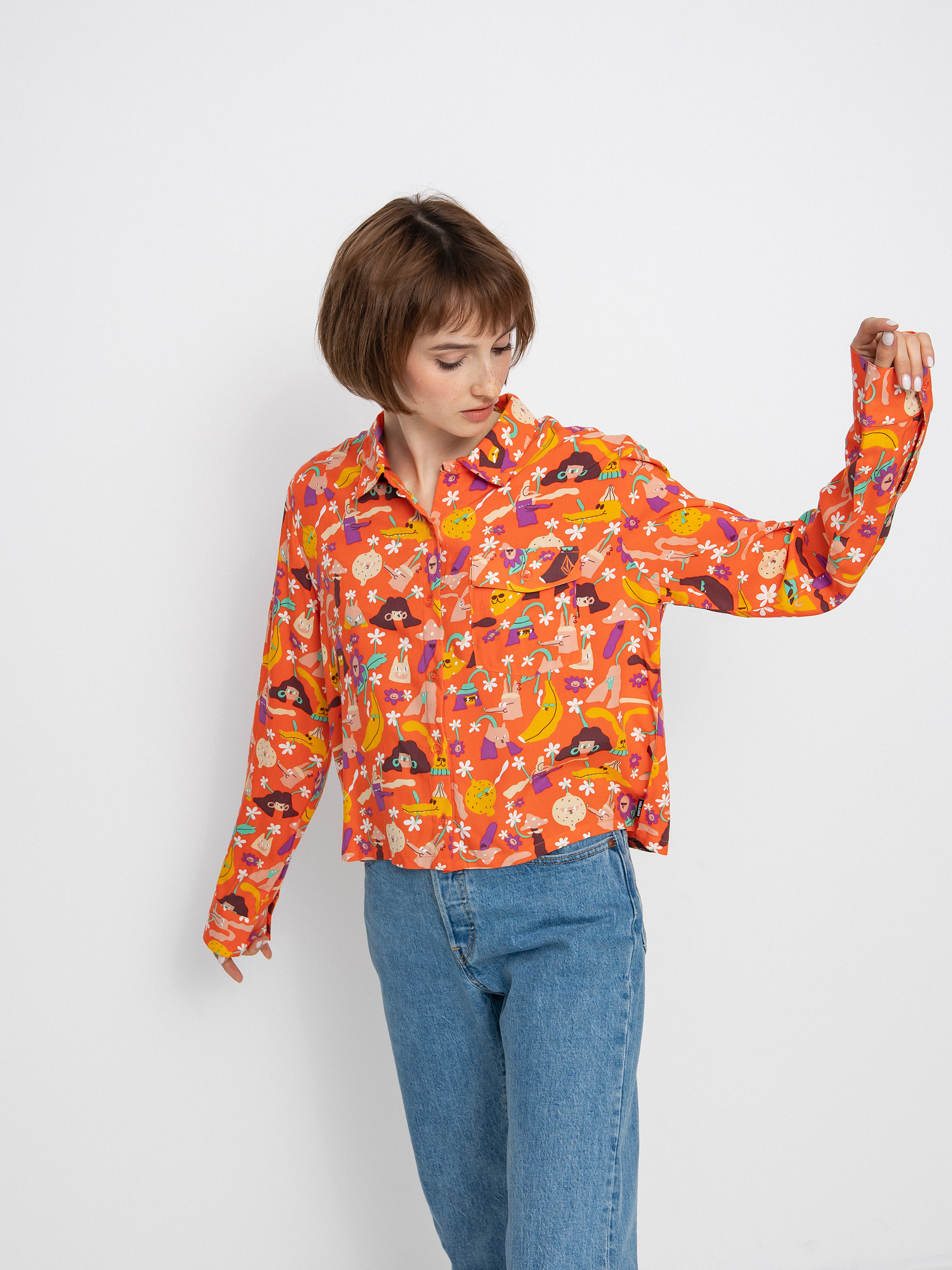 Volcom Egle Zvirblyte Woven Ing Wmn (living coral)