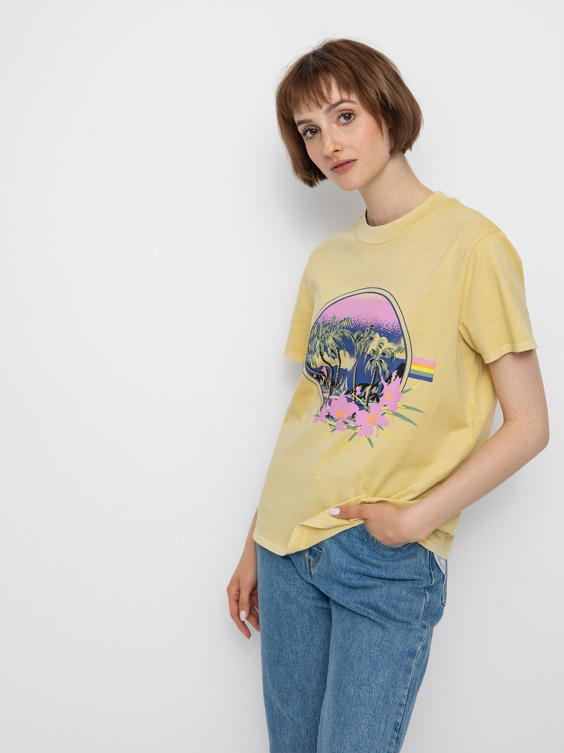 Volcom Lock It Up Póló Wmn (wheat)