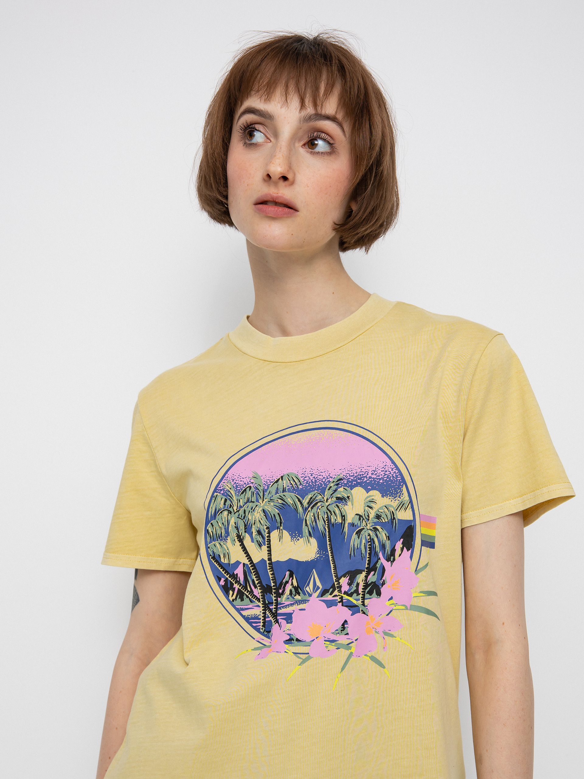 Volcom Lock It Up Póló Wmn (wheat)