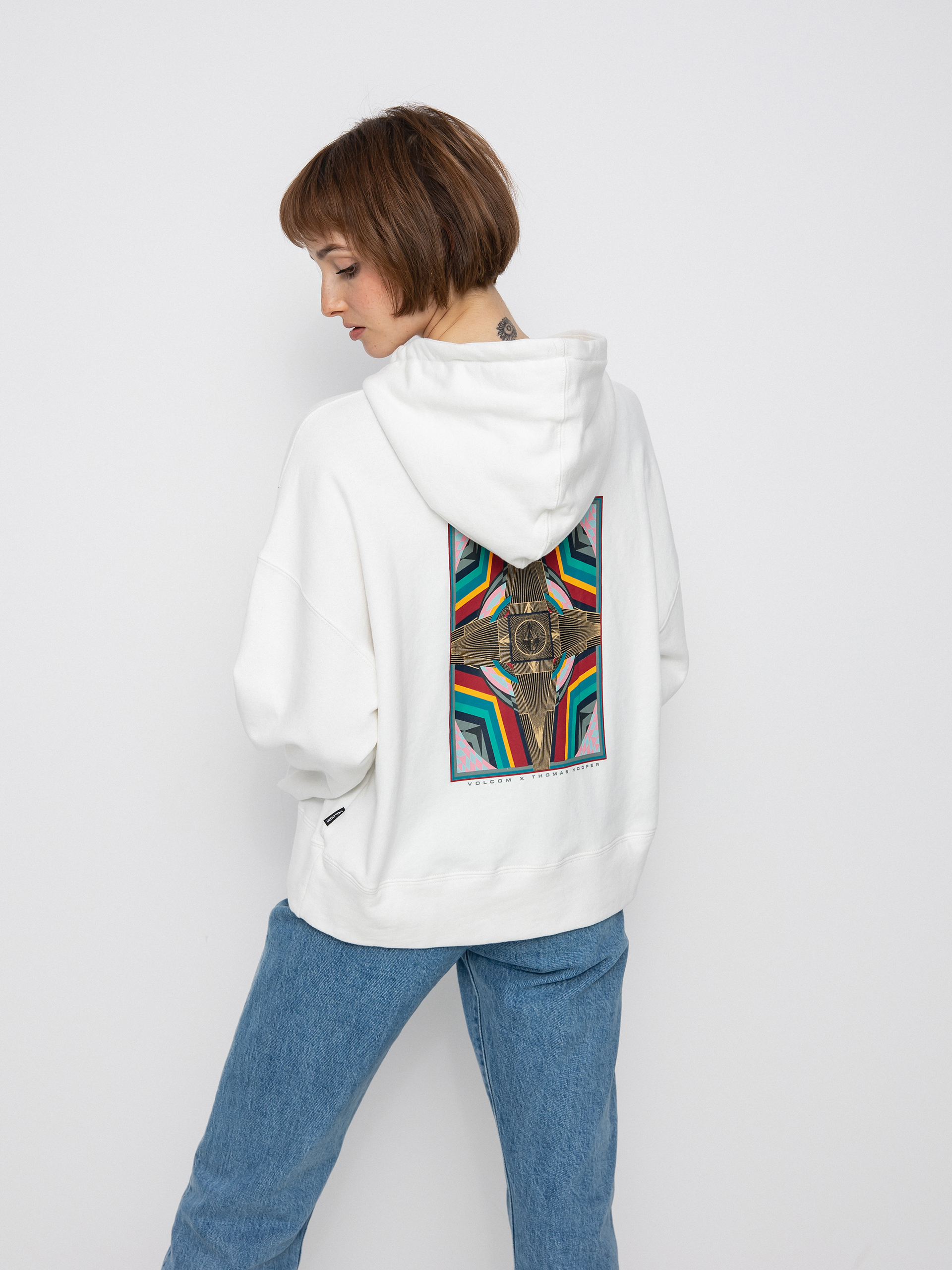 Volcom Thomas Hooper HD Kapucnis pulóver Wmn (star white)