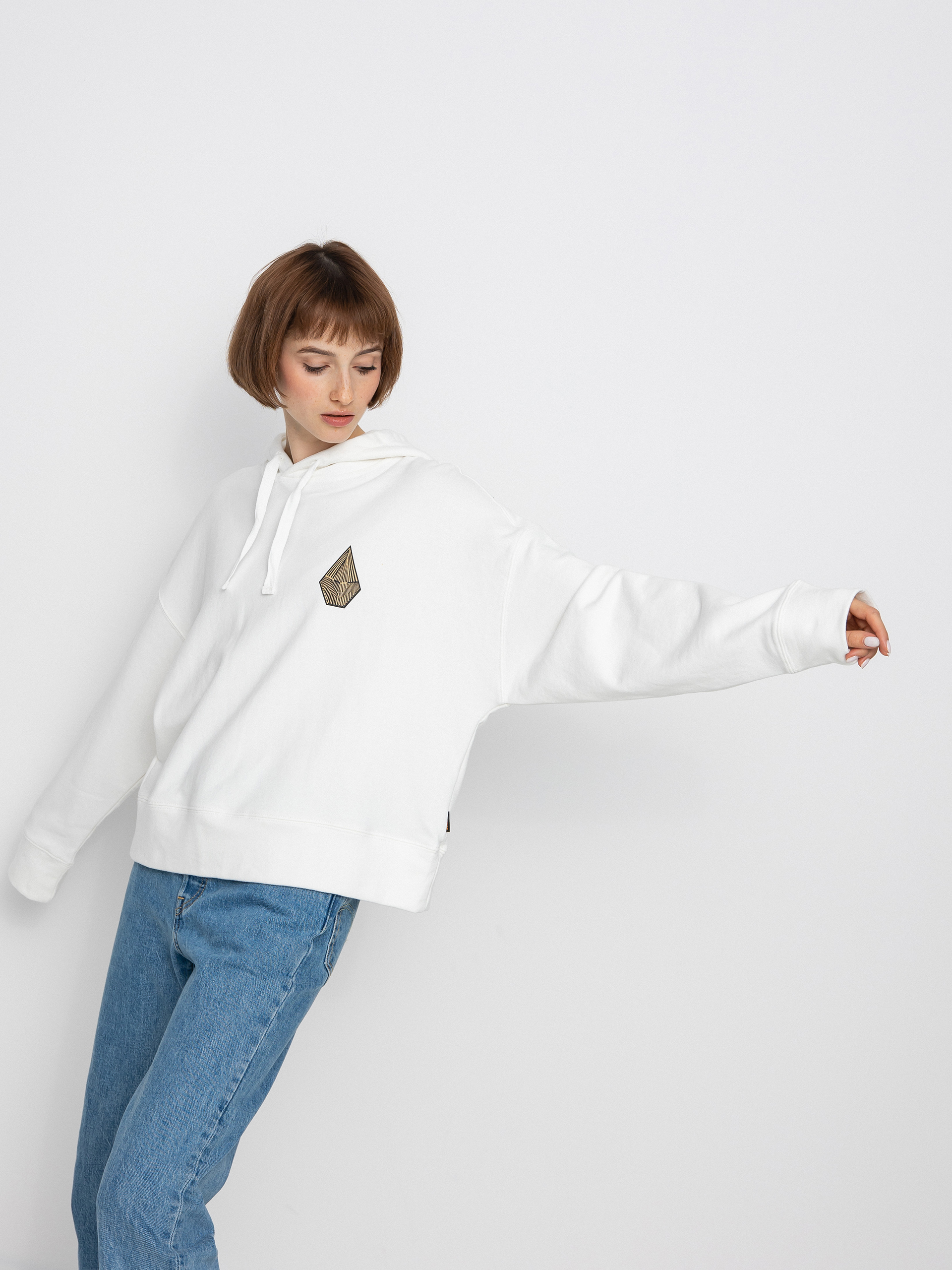 Volcom Thomas Hooper HD Kapucnis pulóver Wmn (star white)