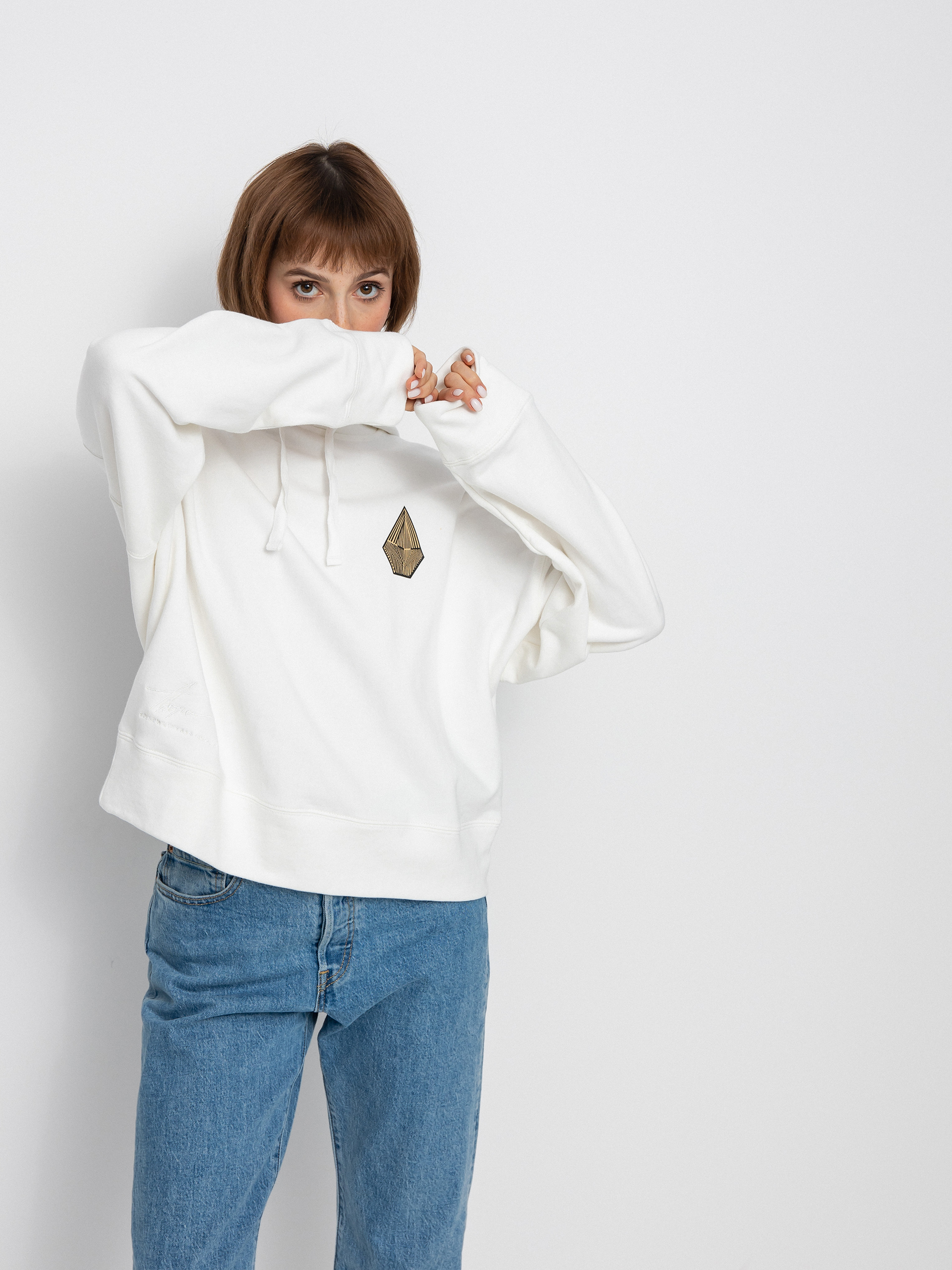 Volcom Thomas Hooper HD Kapucnis pulóver Wmn (star white)