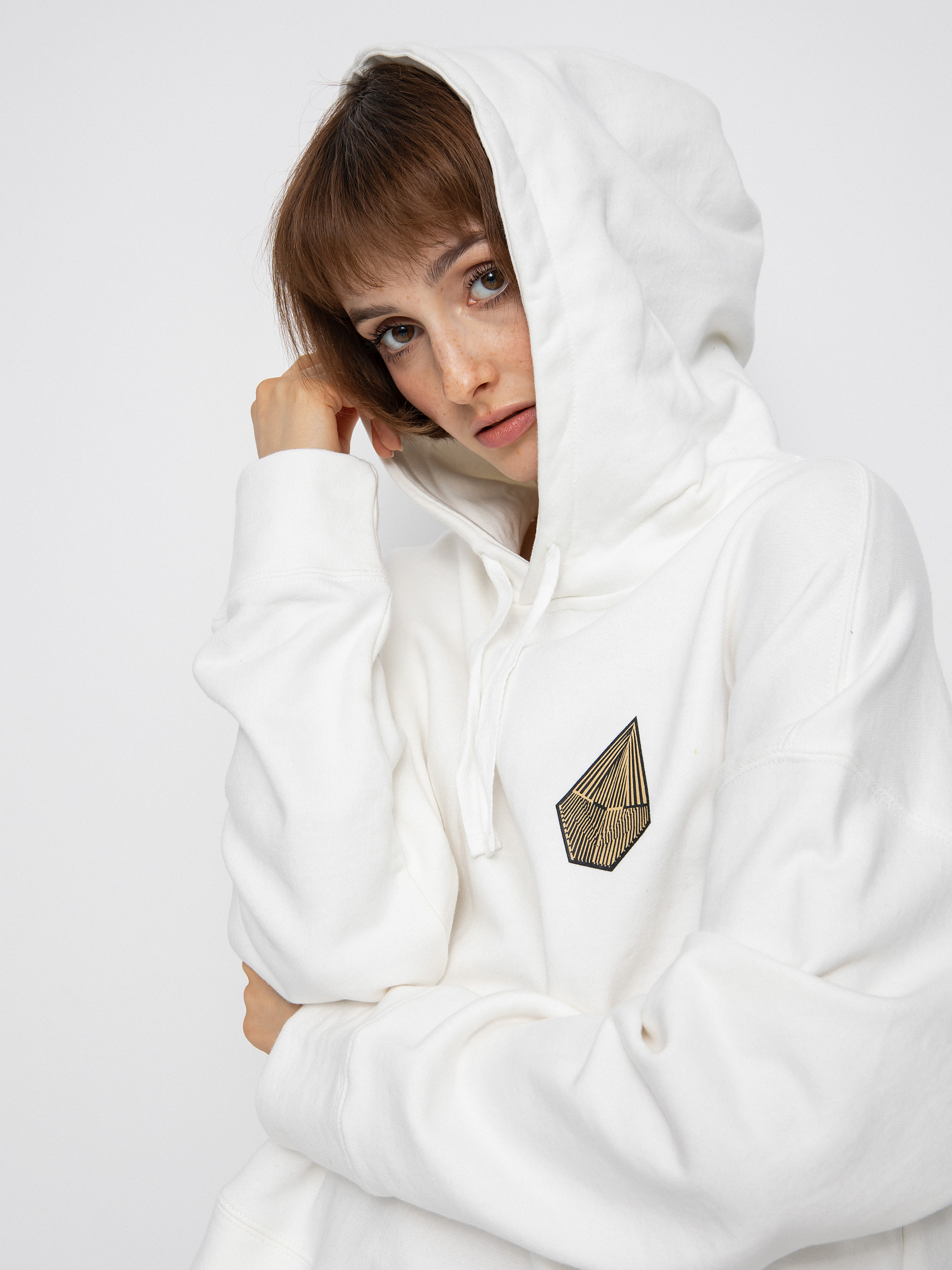 Volcom Thomas Hooper HD Kapucnis pulóver Wmn (star white)