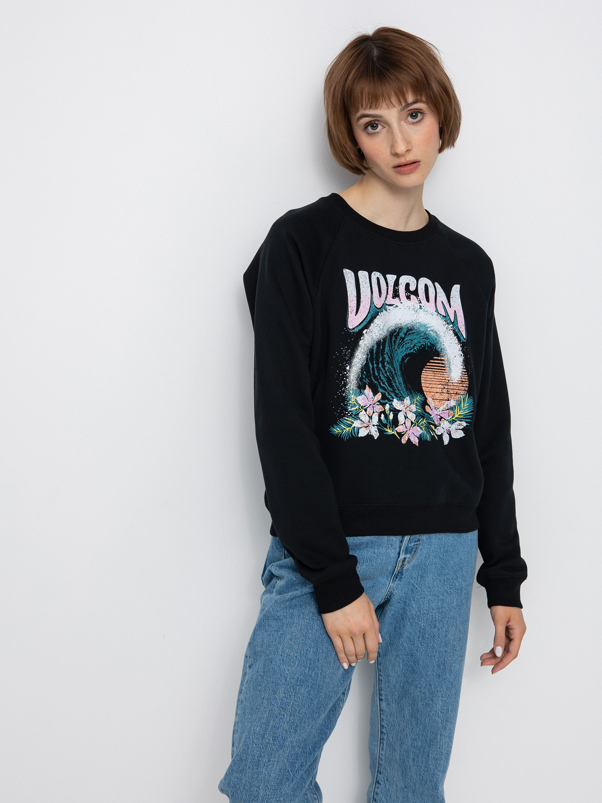 Volcom Truly Stokin Pulóver Wmn (black)