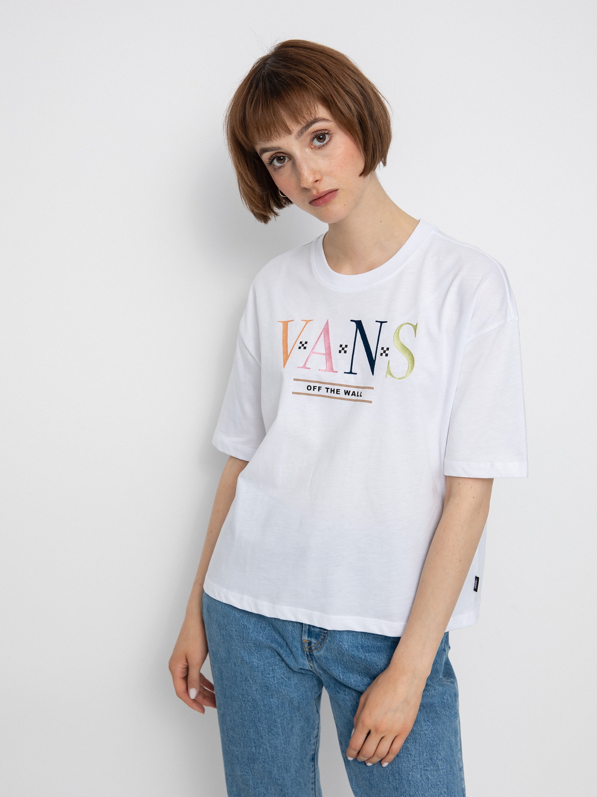 Vans Burn Slow póló Wmn (white)