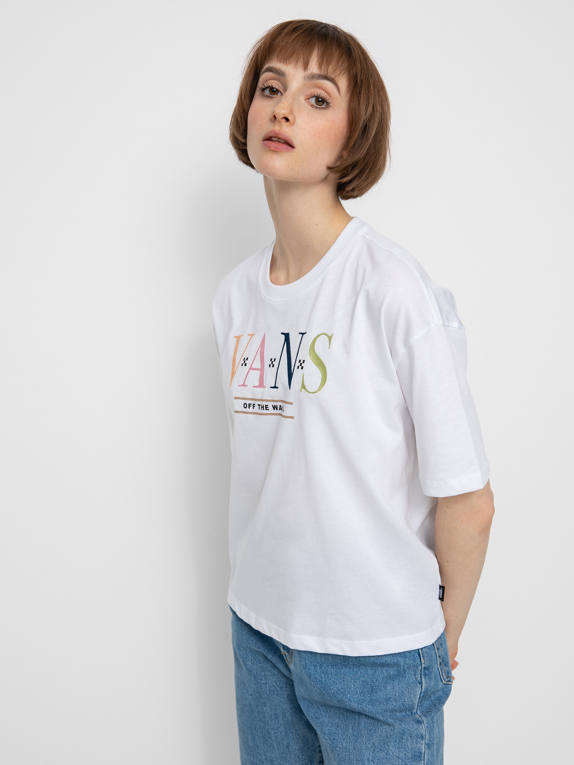 Vans Burn Slow póló Wmn (white)