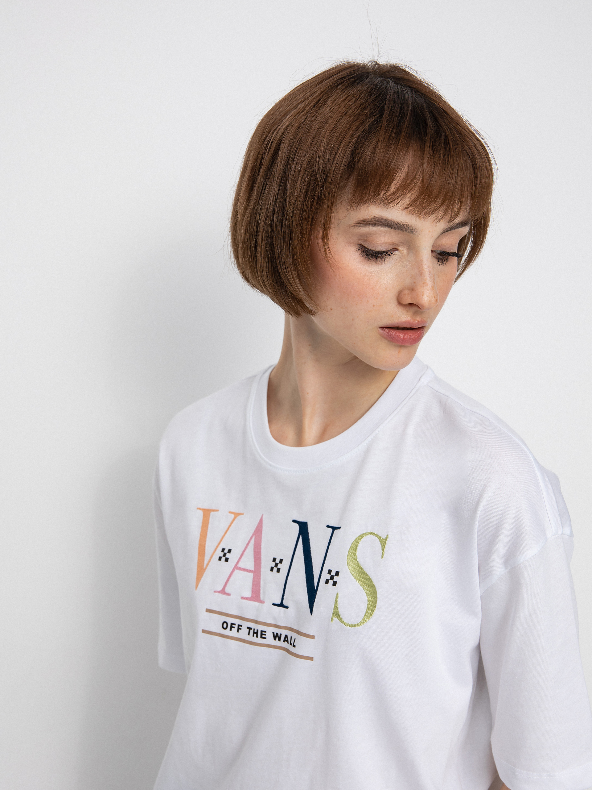 Vans Burn Slow póló Wmn (white)