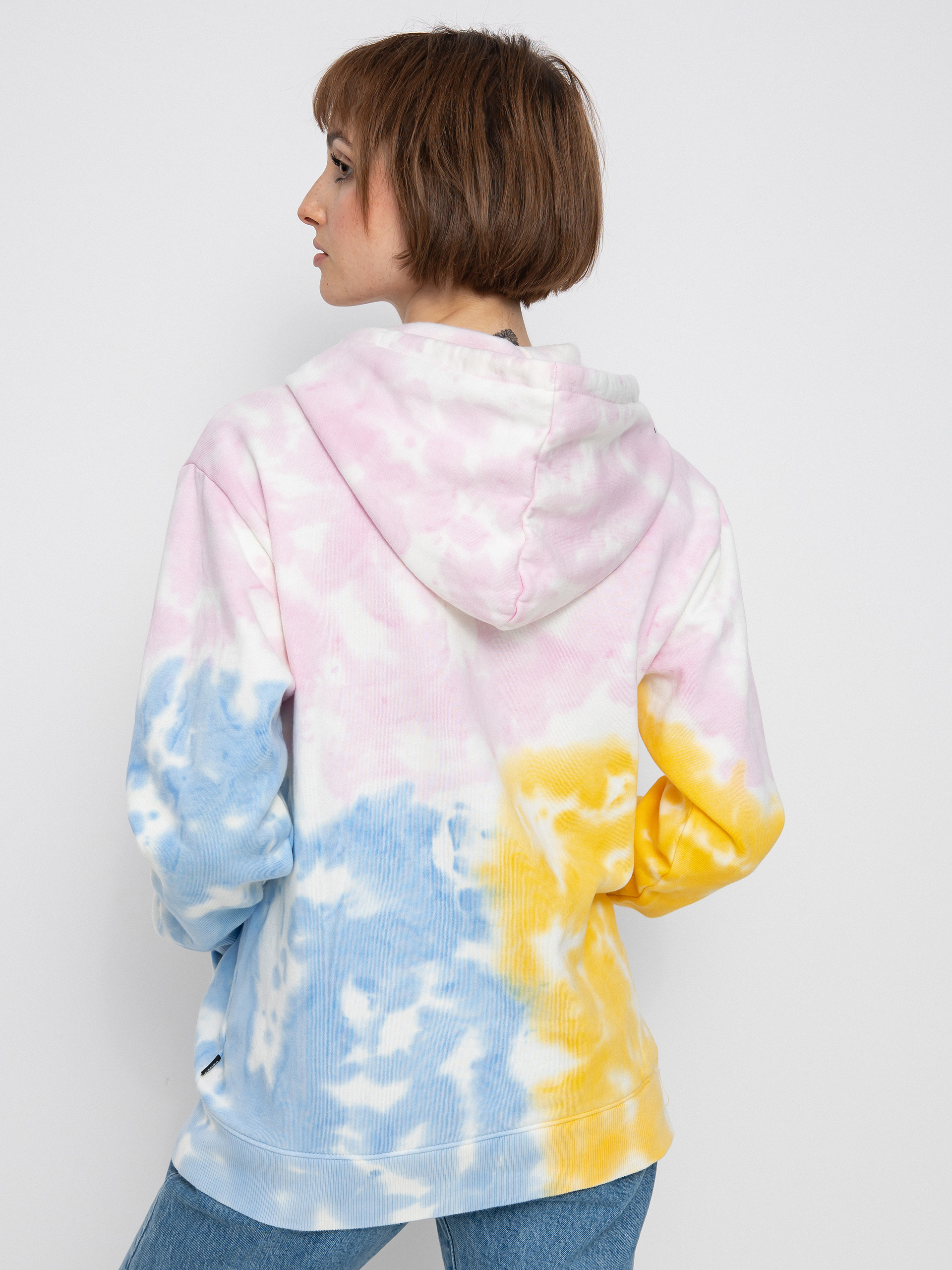 Vans Tri Dye Bff HD Kapucnis pulóver Wmn (crandle pink)