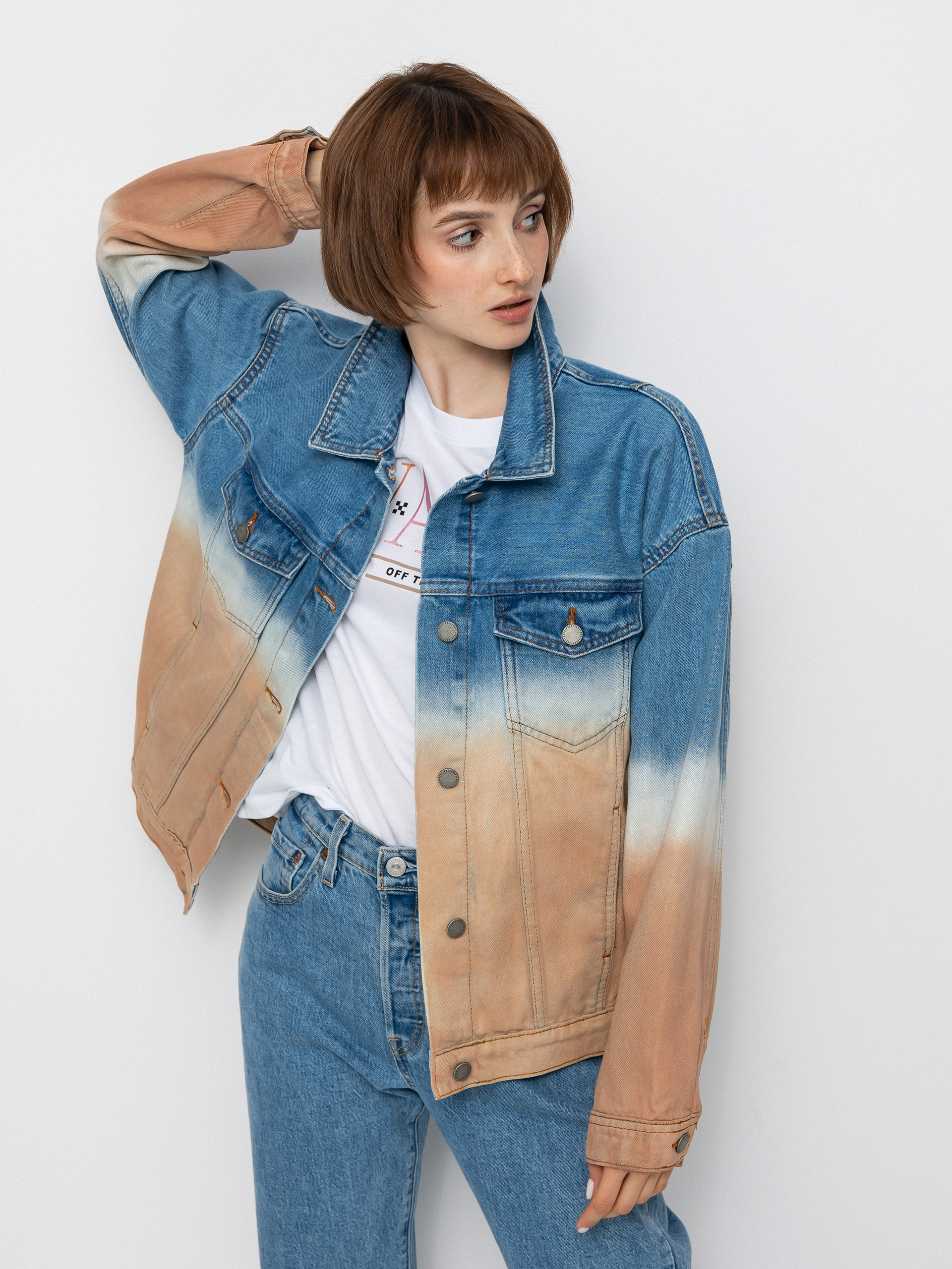 Roxy Sun Dipped Dzseki Wmn (cool blue toast denim degreade)