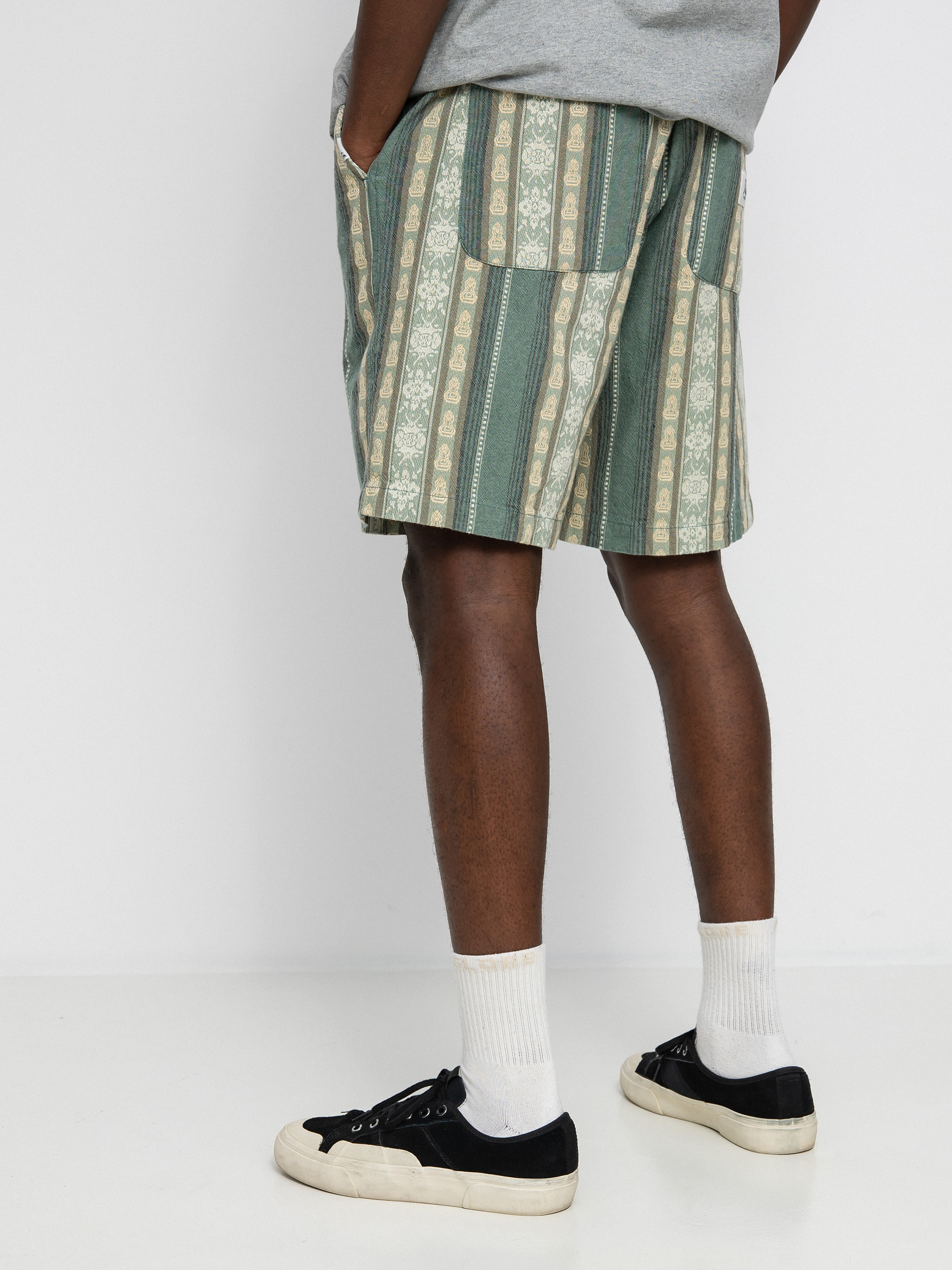 Quiksilver Taxer Jaccquard Rövidnadrág (sea pine vertical jacq)