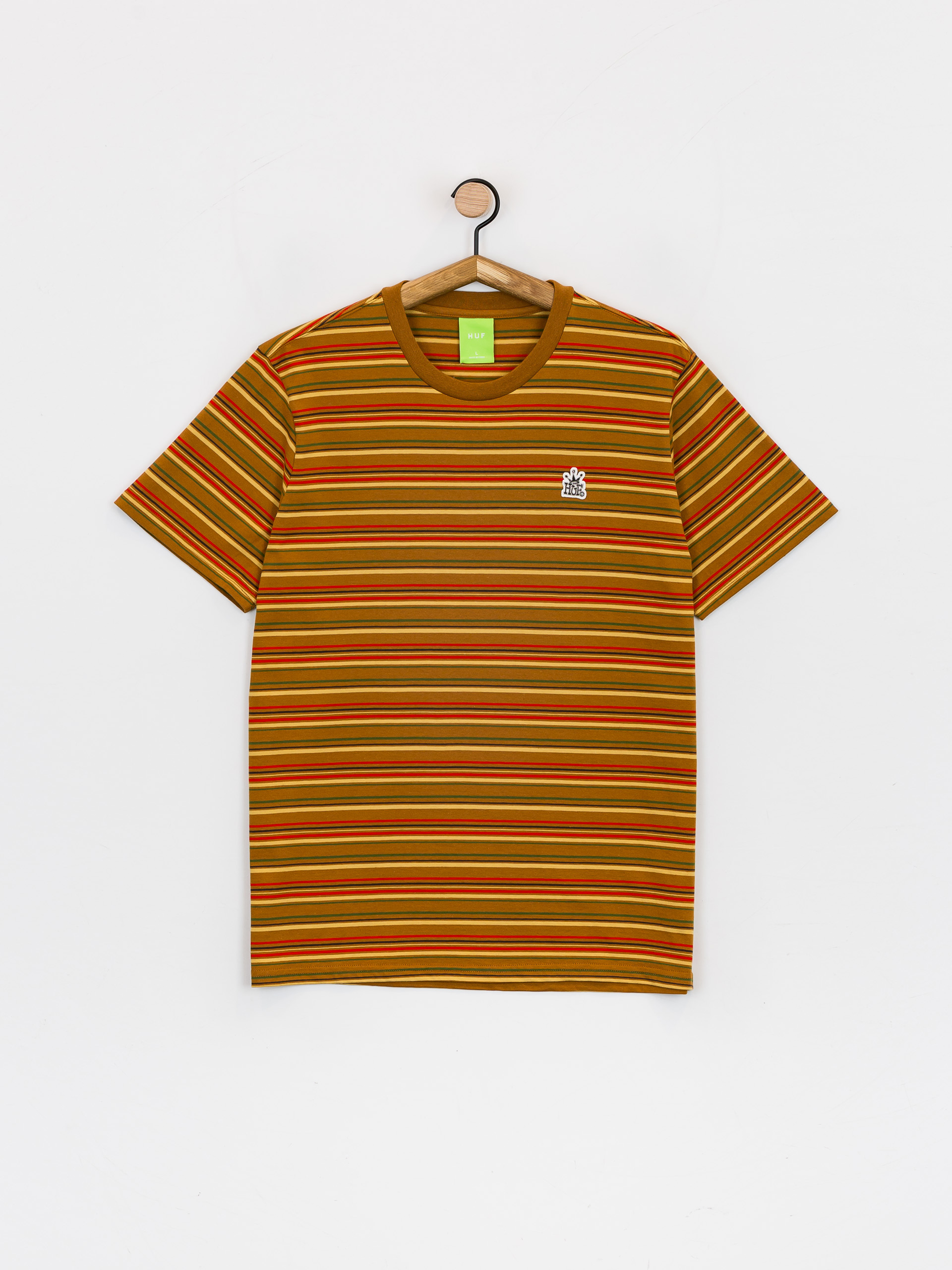HUF Cooper Stripe póló (burnt orange)