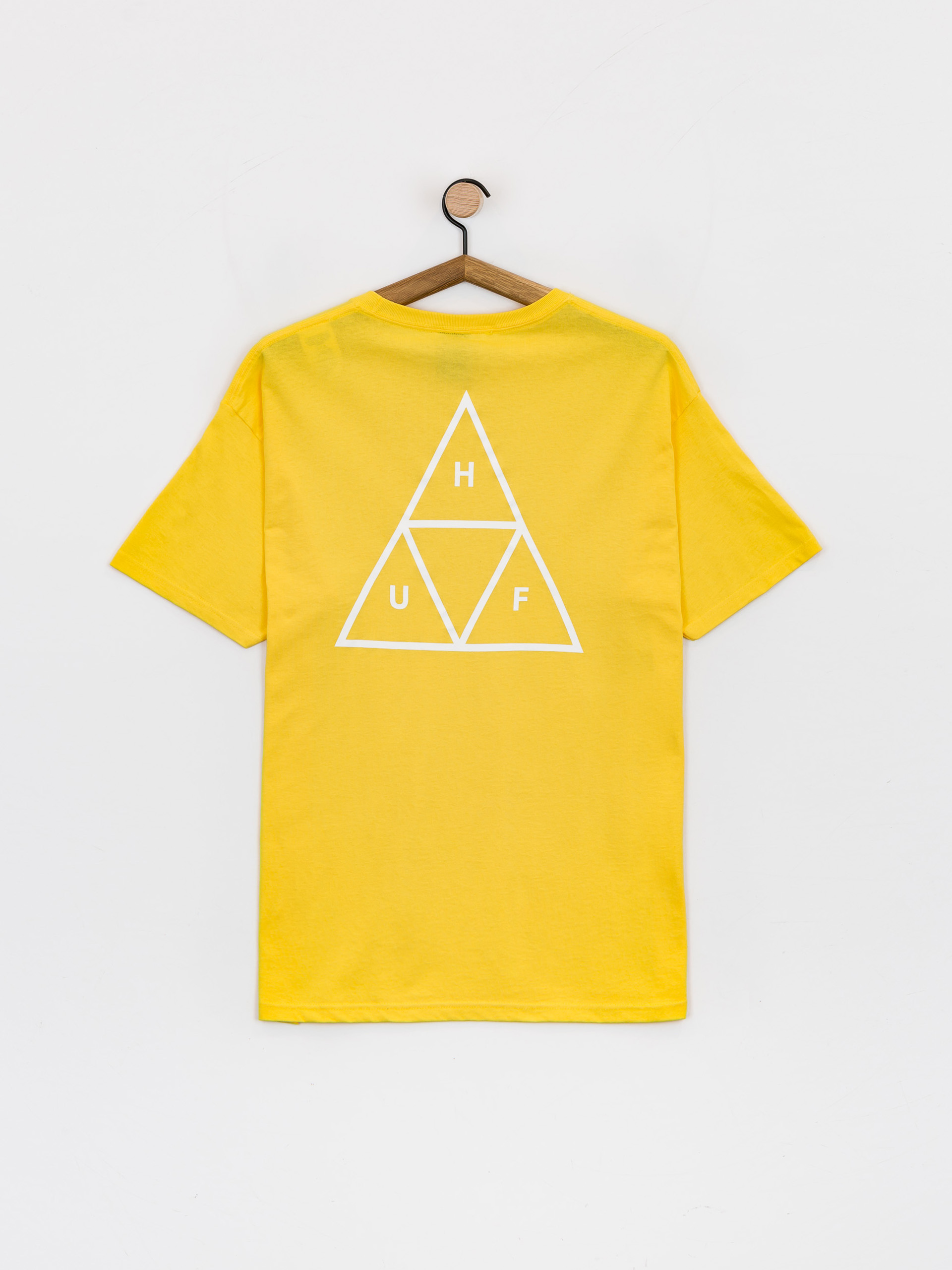 HUF Essentials Triple Triangle póló (lemon yellow)