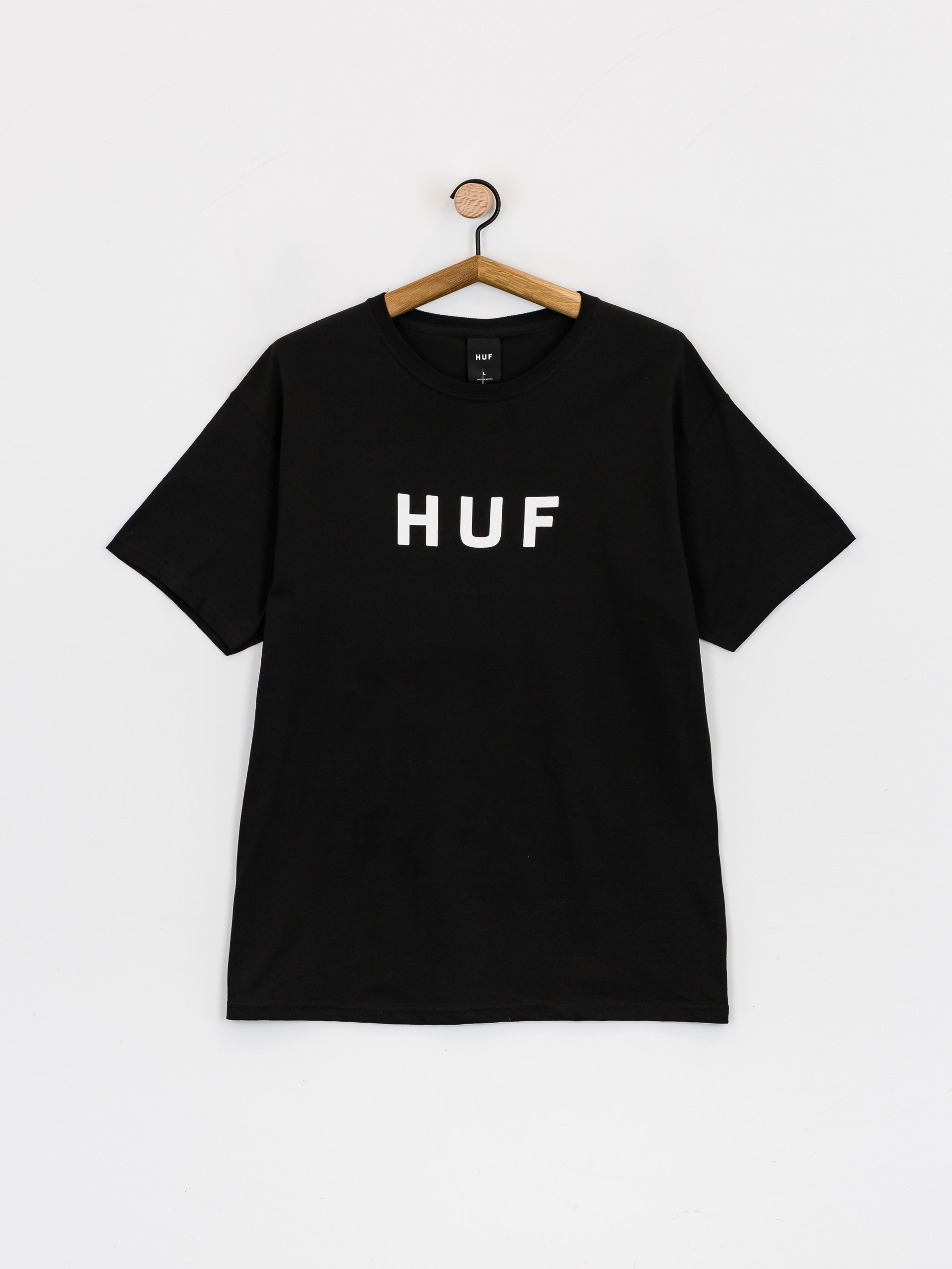 HUF Essentials OG Logo póló (black)