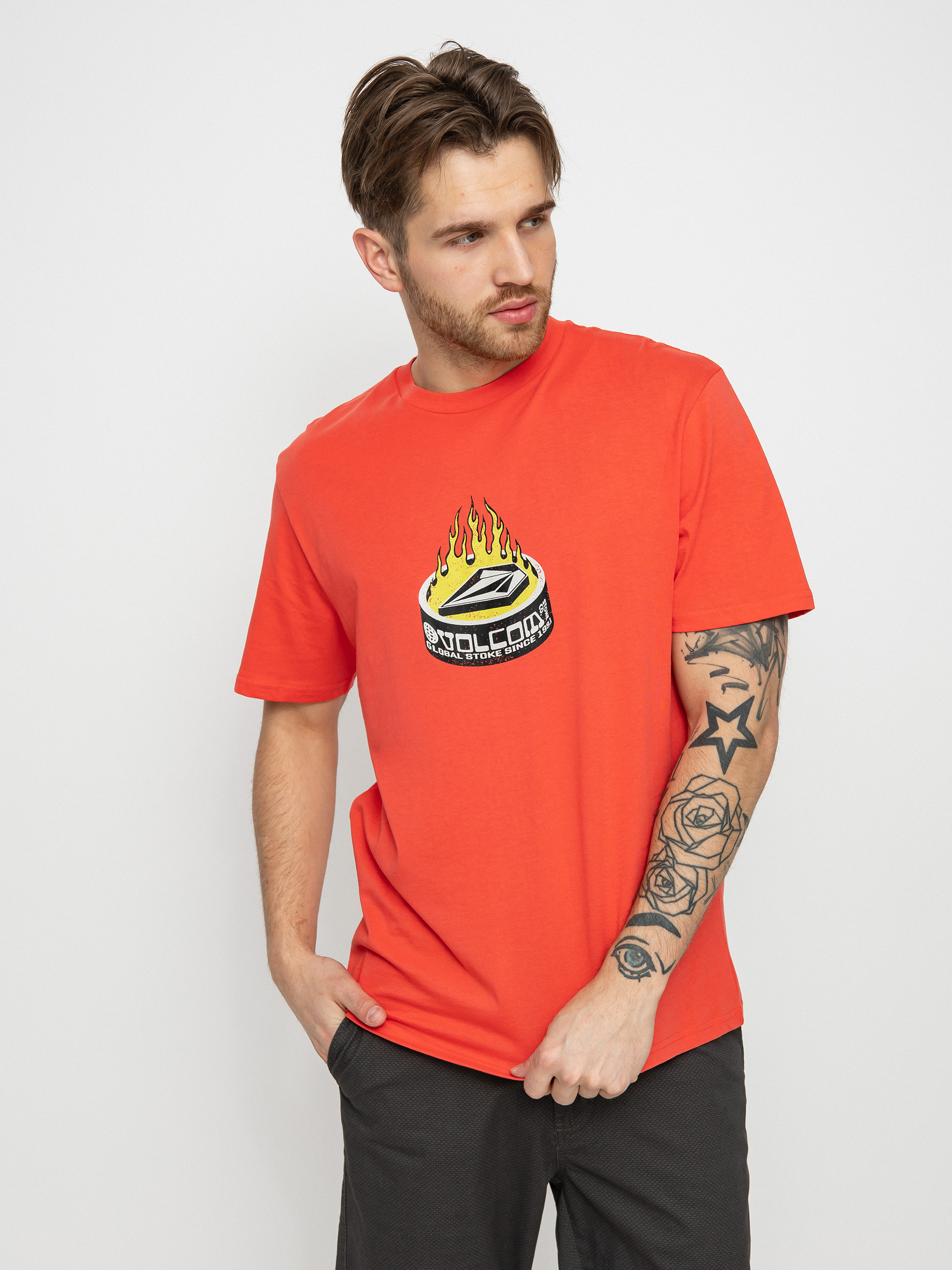 Volcom Tuna Bsc póló (cayenne)