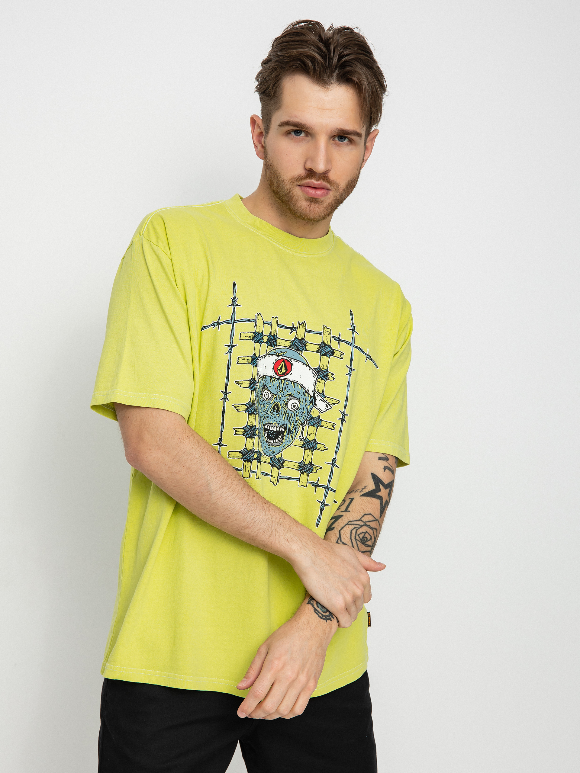 Volcom Richard French Fa Gd Lse póló (limeade)
