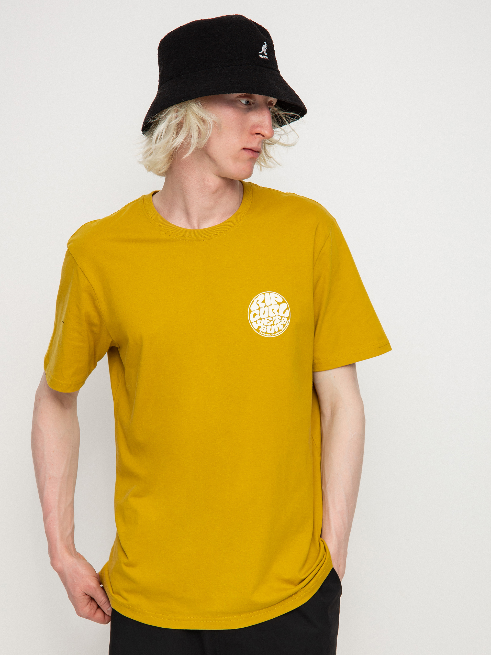 Rip Curl Wetsuit Icon póló (vintage yellow)
