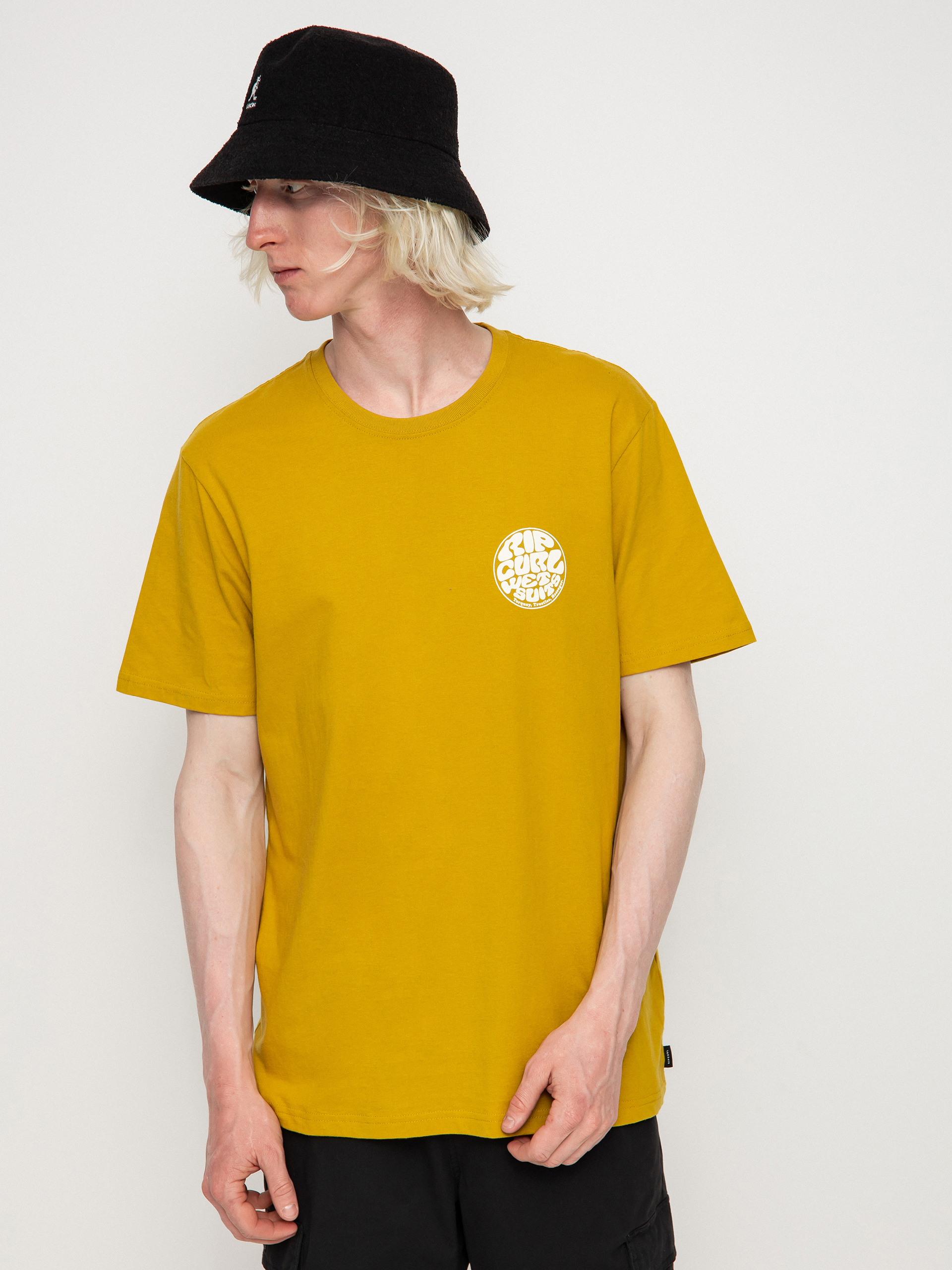 Rip Curl Wetsuit Icon póló (vintage yellow)