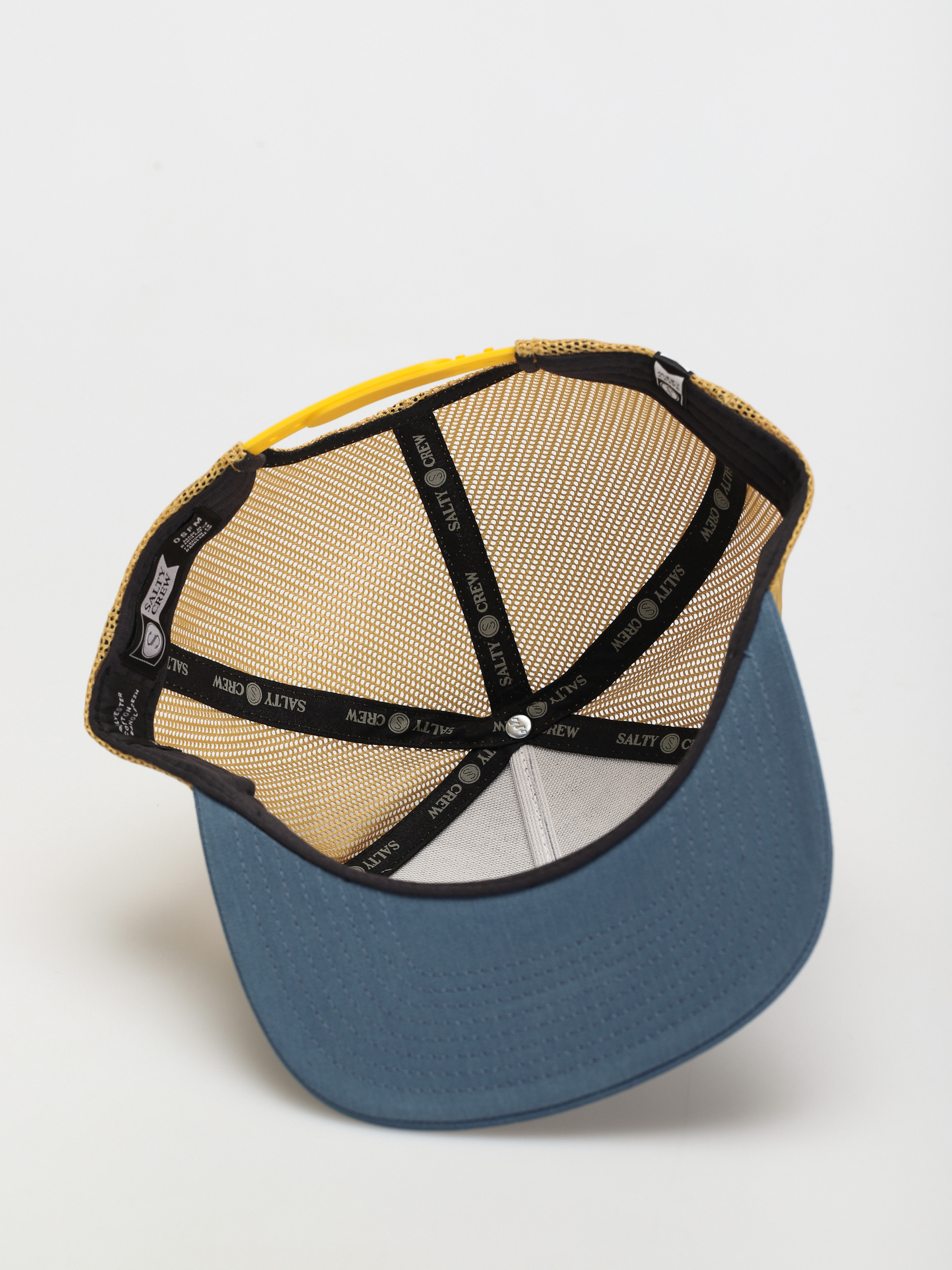 Salty Crew Alpha Twill Trucker Baseball sapka (indigo gold)