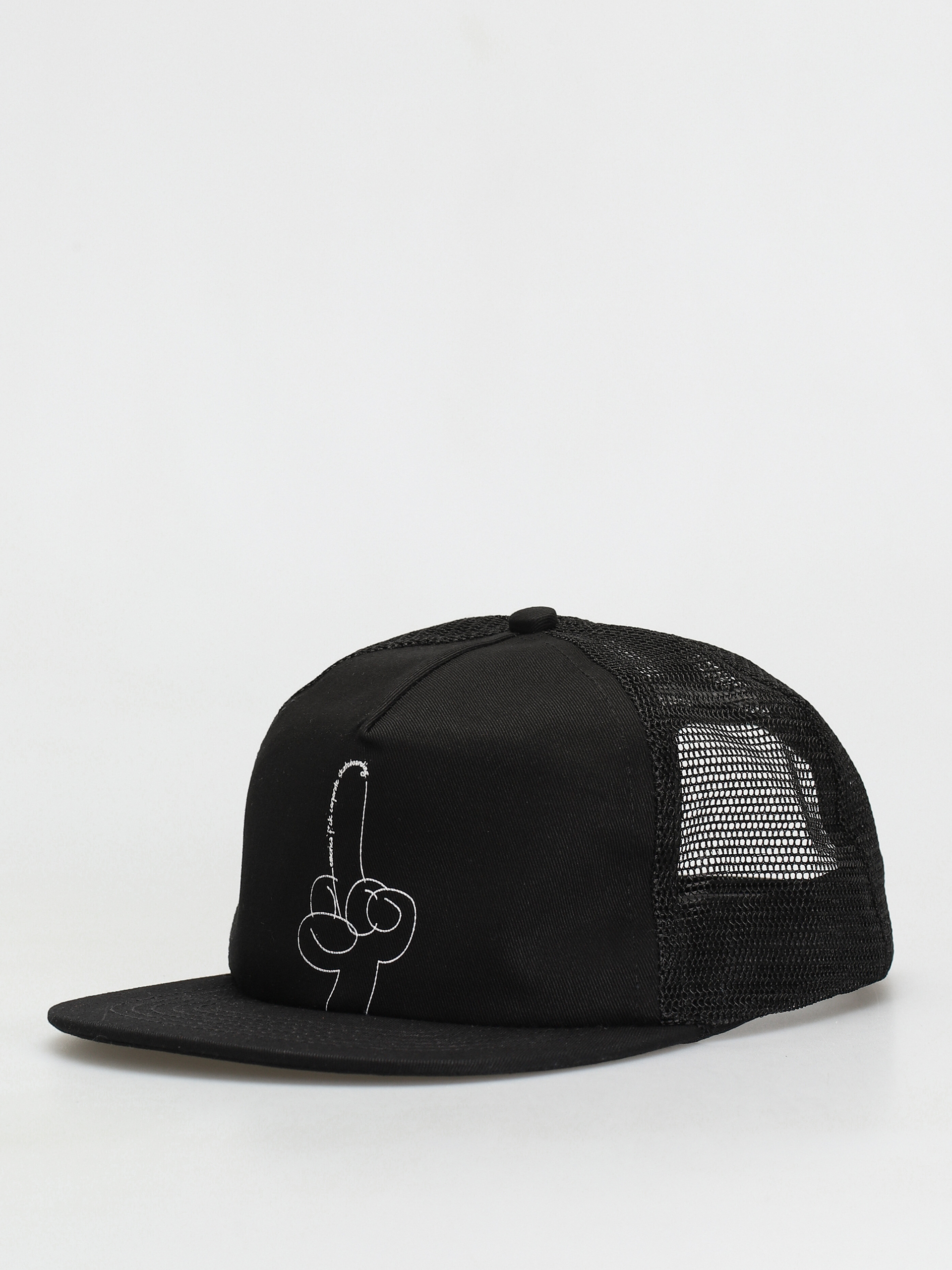 Emerica Eff Corporate Trucker Hat Baseball sapka (black)