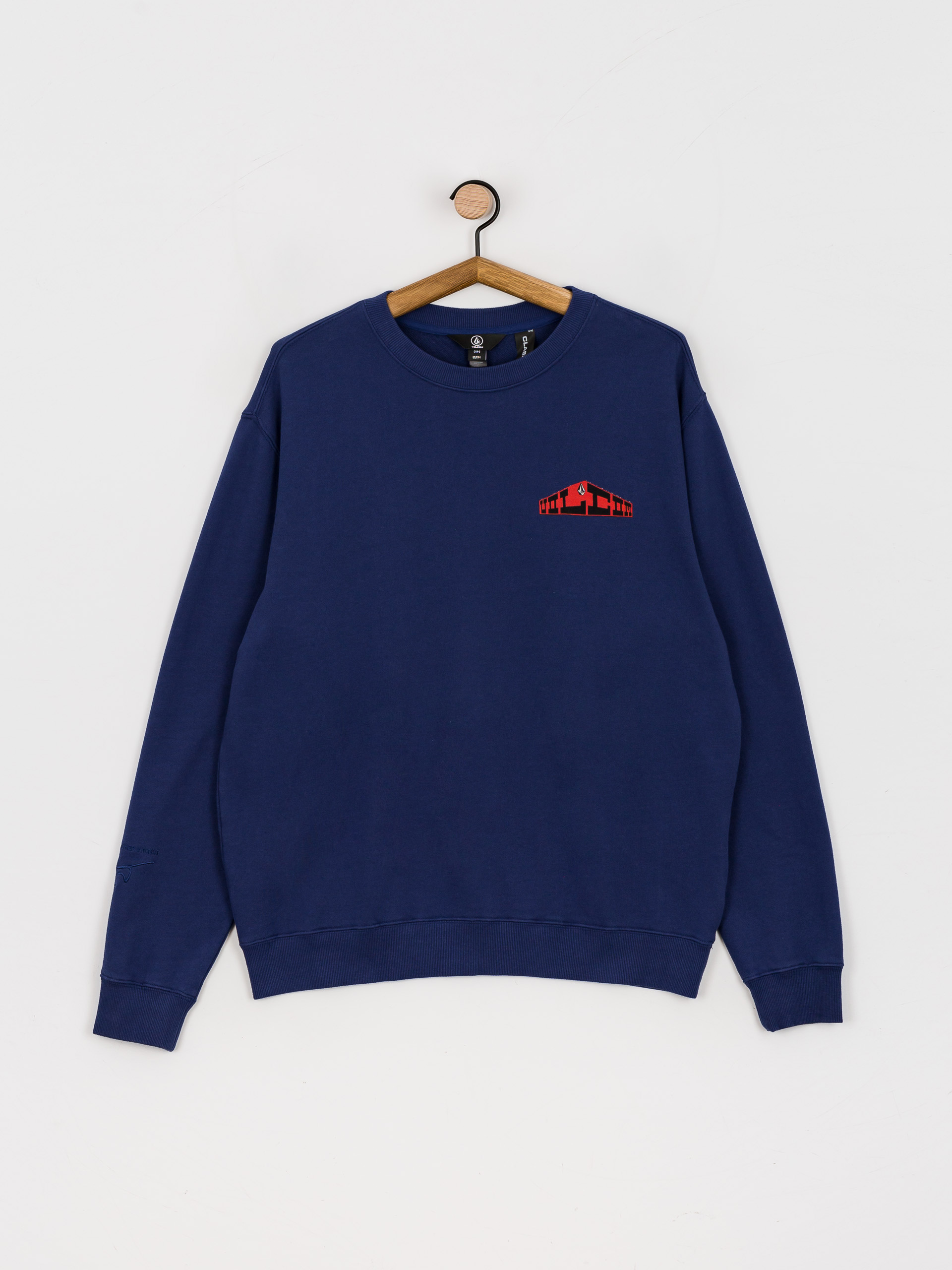 Volcom Elzo Durt Crew Pulóver (blueprint)