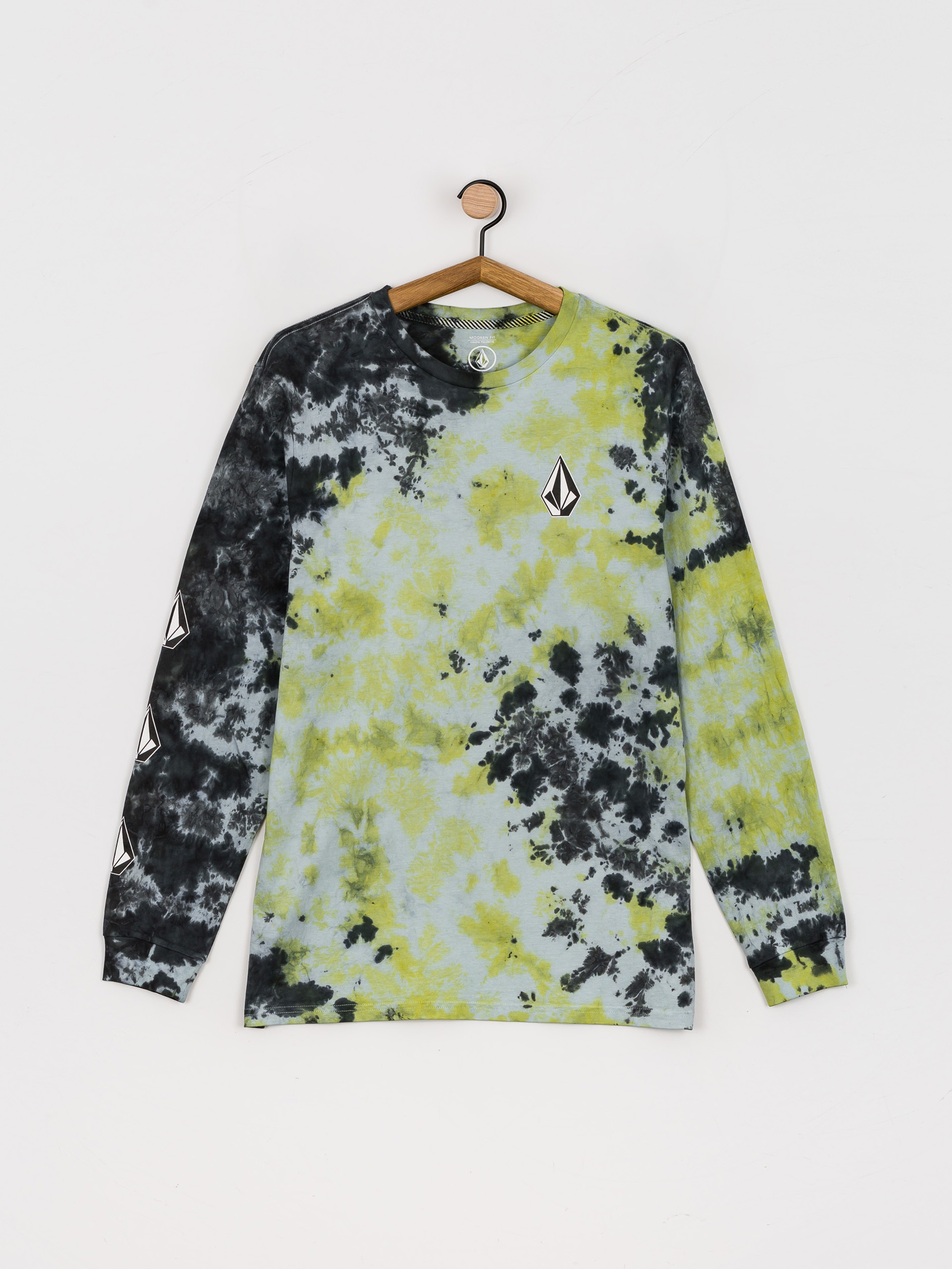 Volcom Iconic Dye Hosszú ujjú felső (lime tie dye)