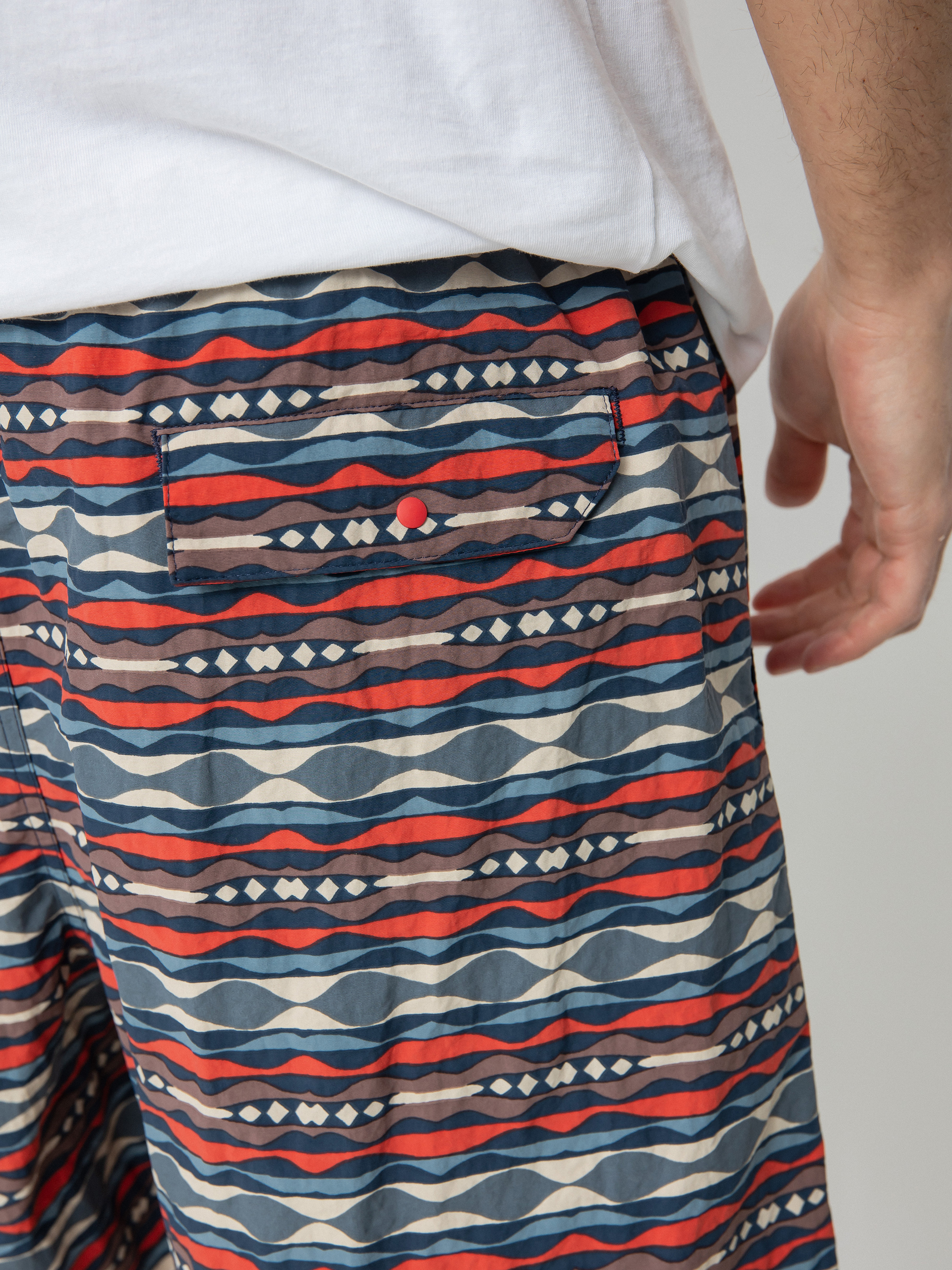 Patagonia Baggies Longs 7 in Rövidnadrág (coast highway multi sumac red)