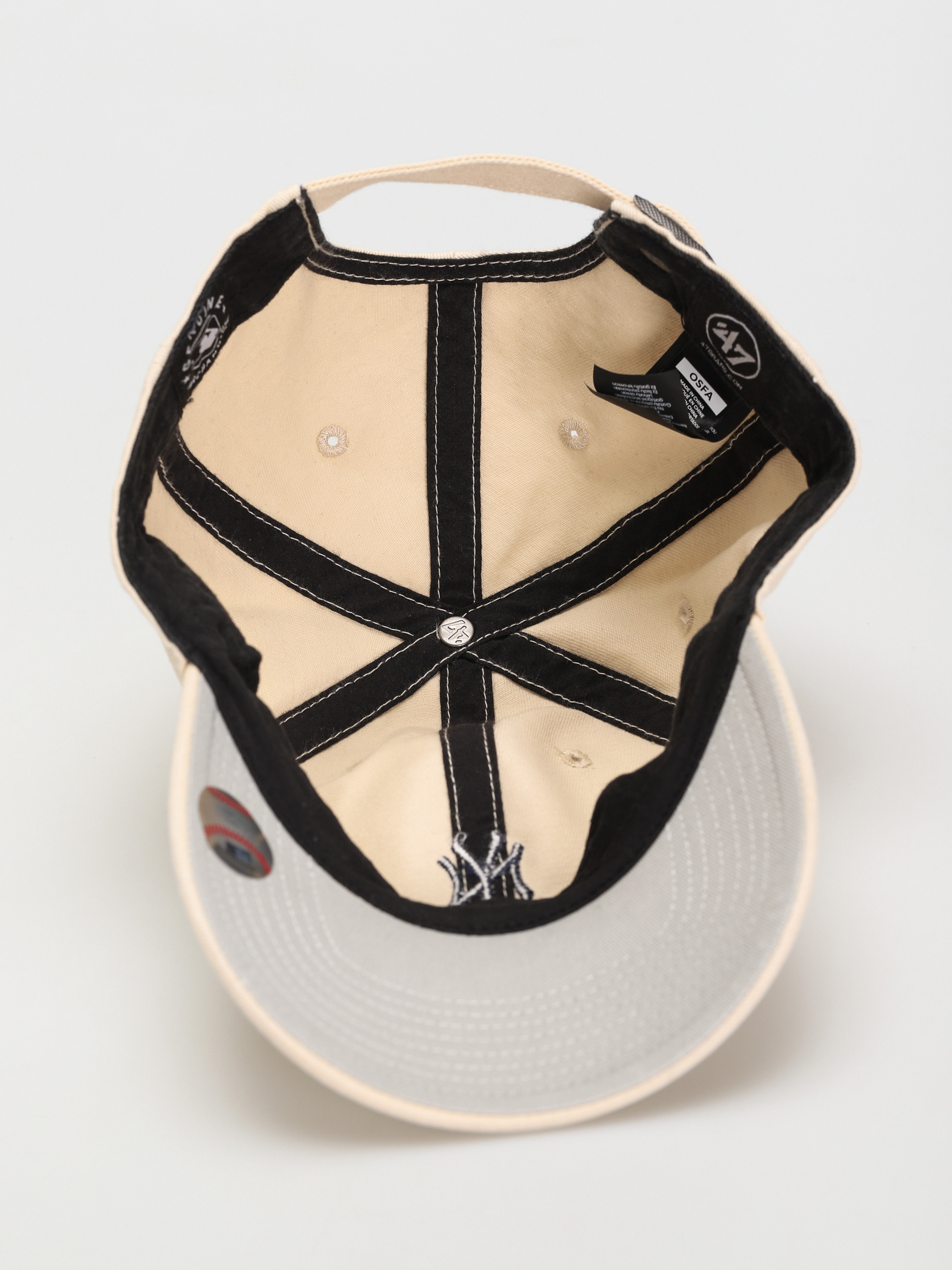 47 Brand New York Yankees Baseball sapka (natural)